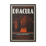 Cult Classic Large Gallery Framed Canvas 20" x 30" Movie Poster Art - Dracula Original 1931 - POPvault