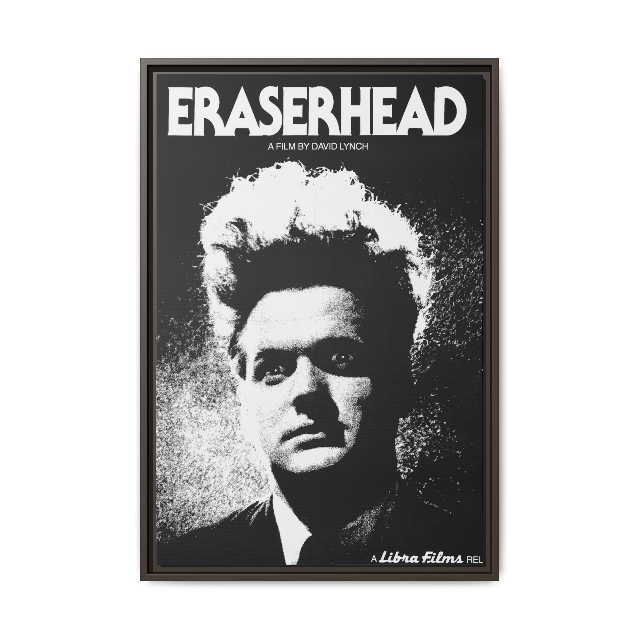 Cult Classic Large Gallery Framed Canvas 20" x 30" Movie Poster Art - Eraserhead 1977 - POPvault