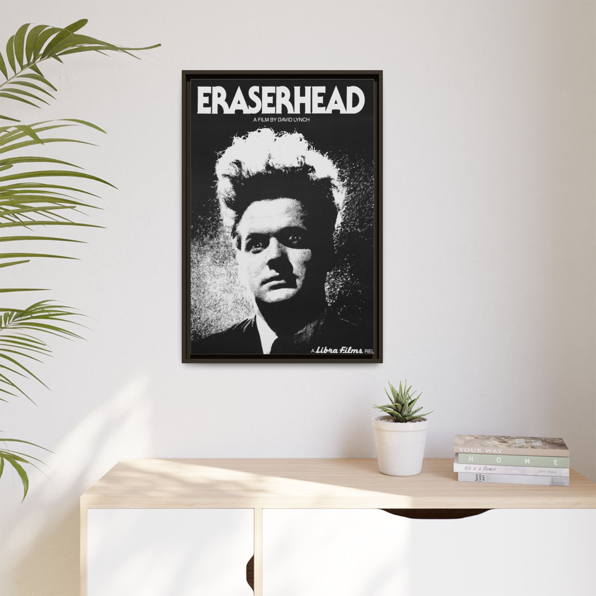Cult Classic Large Gallery Framed Canvas 20" x 30" Movie Poster Art - Eraserhead 1977 - POPvault