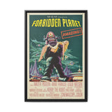 Cult Classic Large Gallery Framed Canvas 20" x 30" Movie Poster Art - Forbidden Planet 1956 - POPvault