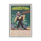 Cult Classic Large Gallery Framed Canvas 20" x 30" Movie Poster Art - Forbidden Planet 1956 - POPvault