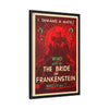 Cult Classic Large Gallery Framed Canvas 20" x 30" Movie Poster Art - Who Will Be The Bride Of Frankenstein 1935 - Canvas Print