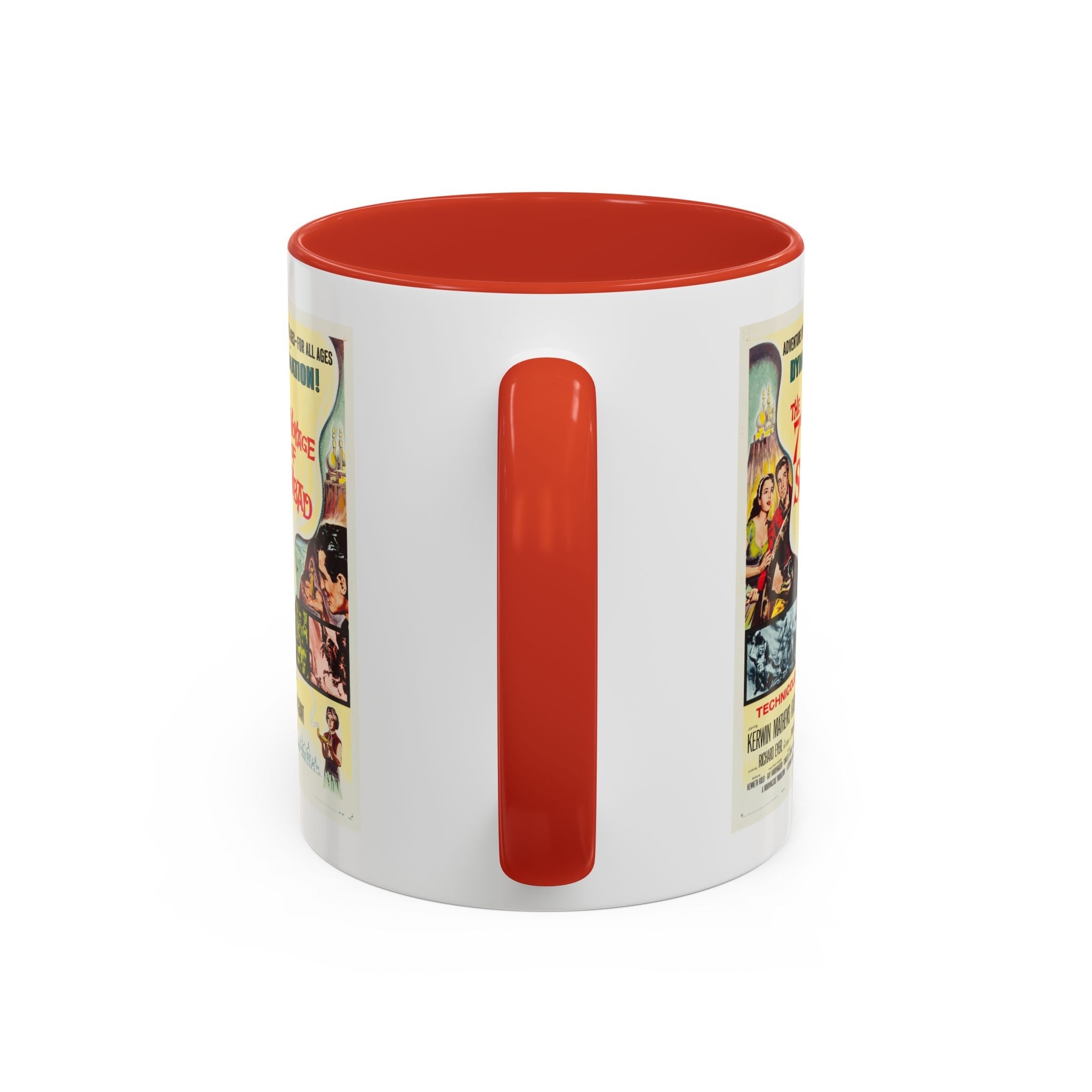 Cult Classic Movie Poster Art Accent Coffee Mug (11, 15oz) - 7th Voyage Of Sinbad 1958 - POPvault