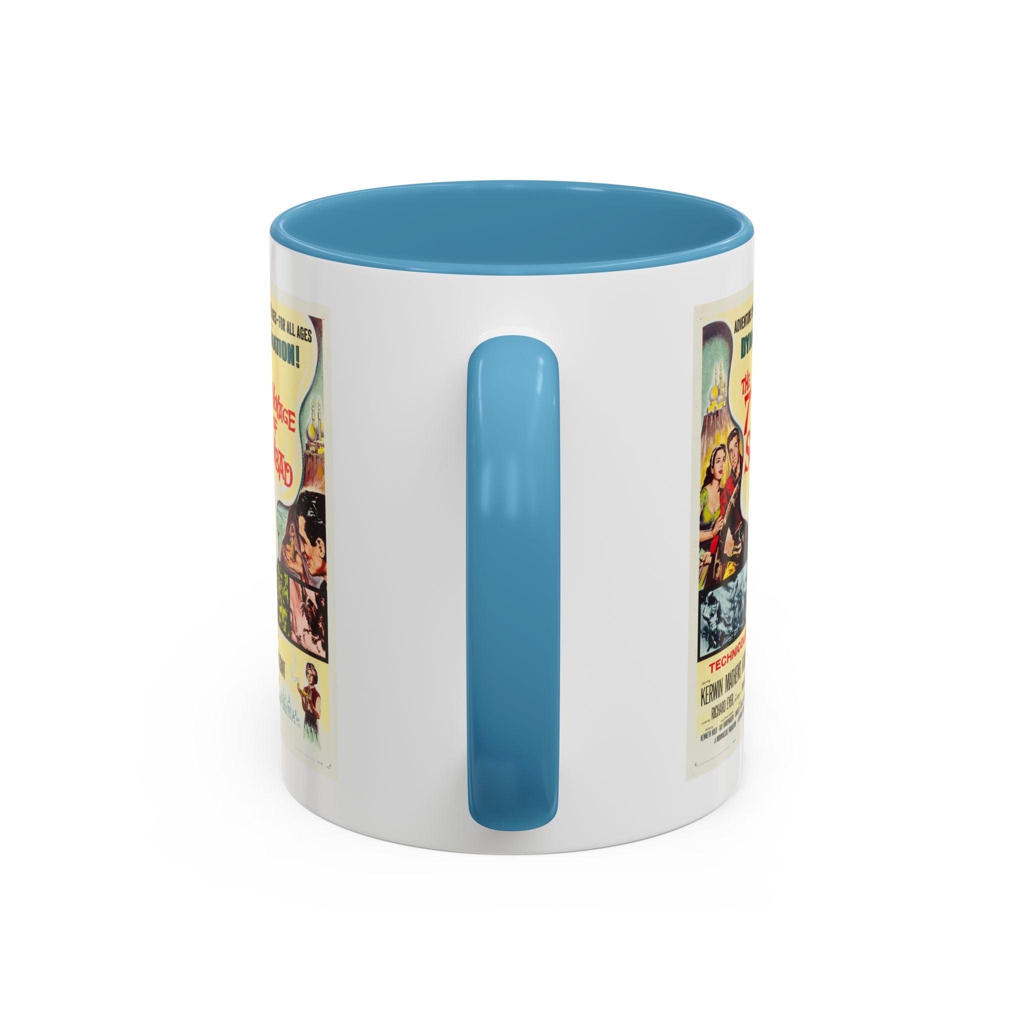 Cult Classic Movie Poster Art Accent Coffee Mug (11, 15oz) - 7th Voyage Of Sinbad 1958 - POPvault