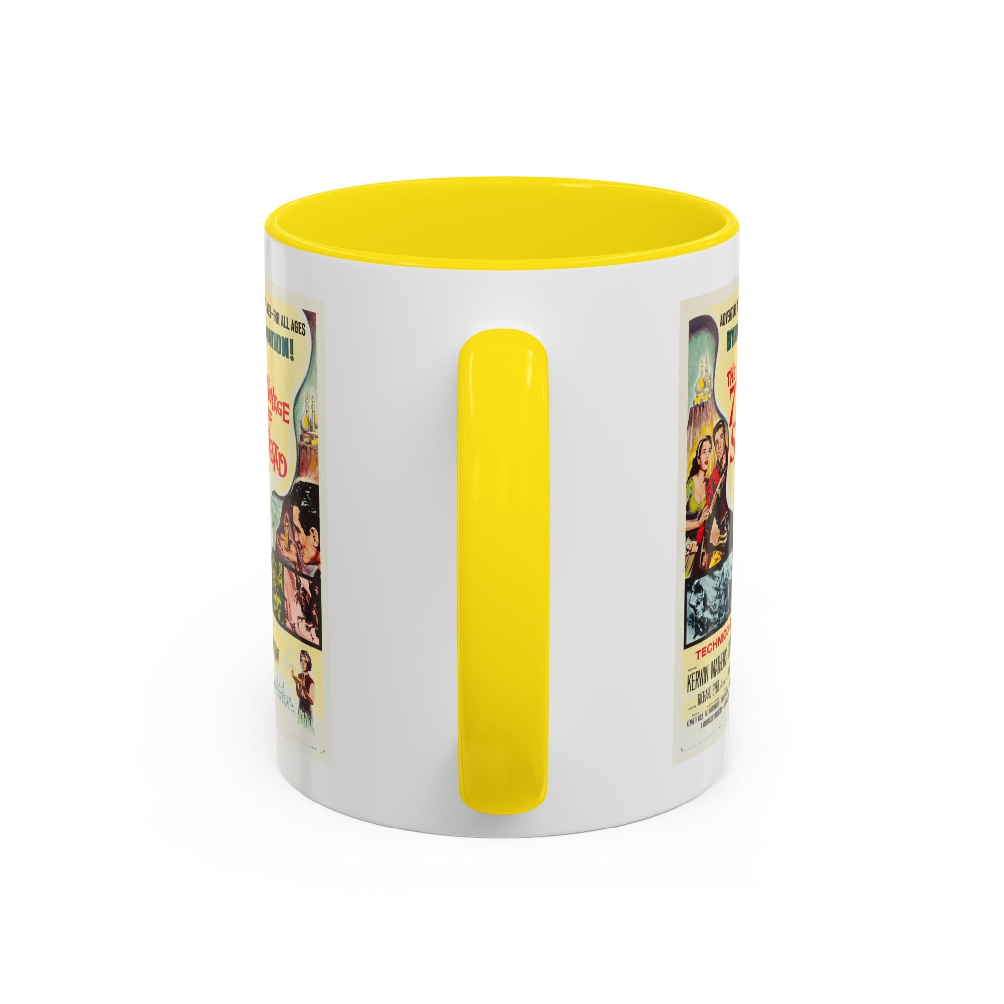 Cult Classic Movie Poster Art Accent Coffee Mug (11, 15oz) - 7th Voyage Of Sinbad 1958 - POPvault