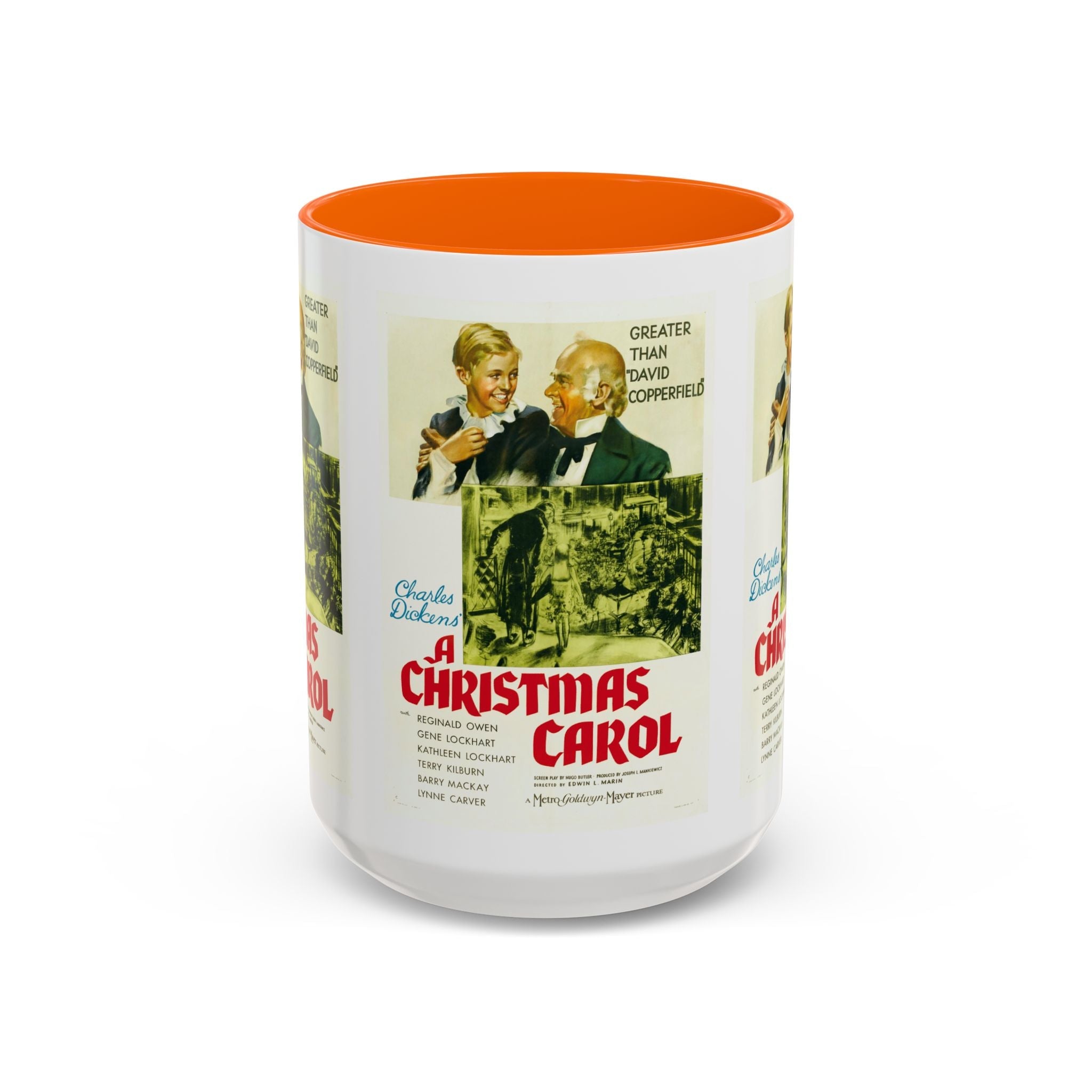 Cult Classic Movie Poster Art Accent Coffee Mug (11, 15oz) - A Christmas Carol 1938 - POPvault