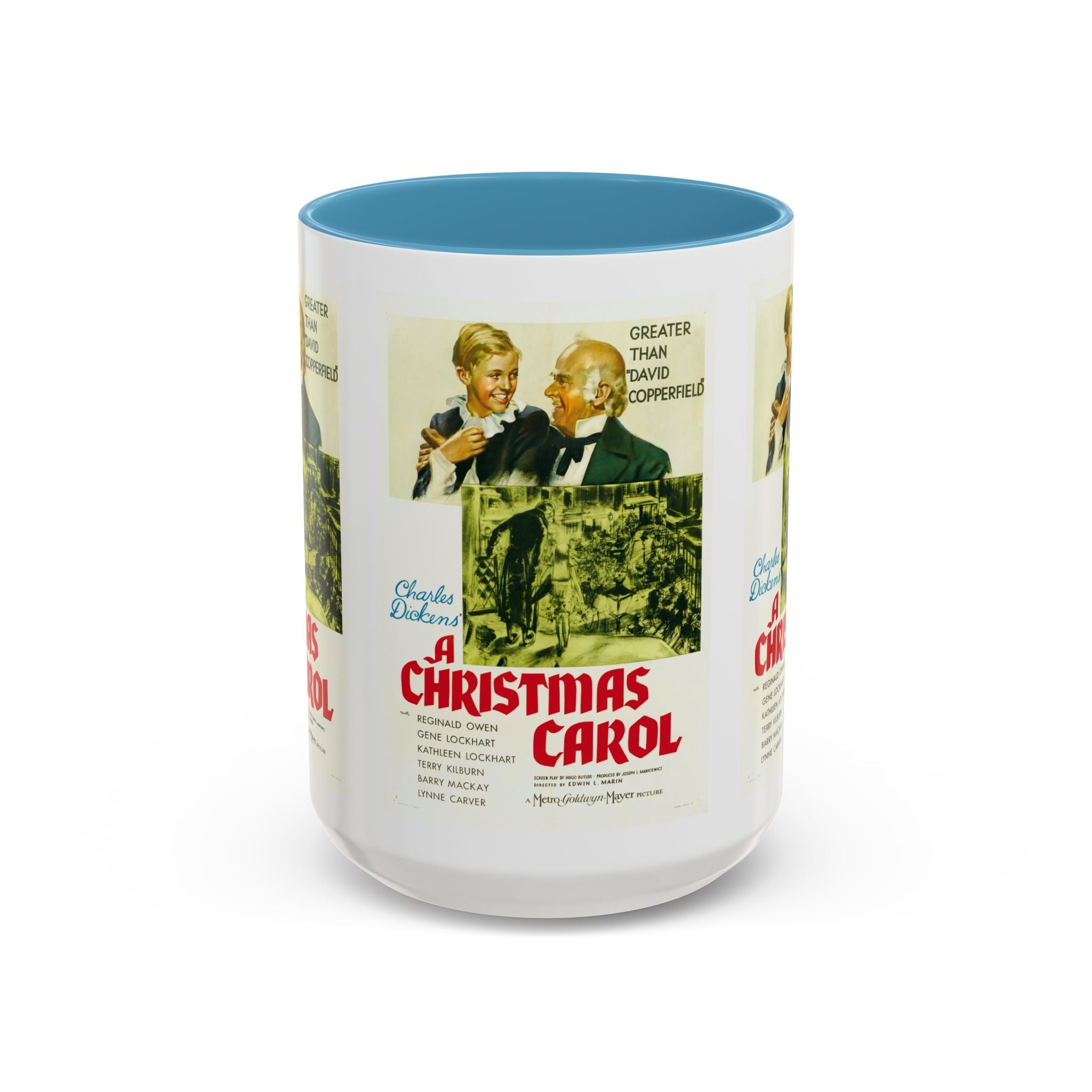 Cult Classic Movie Poster Art Accent Coffee Mug (11, 15oz) - A Christmas Carol 1938 - POPvault
