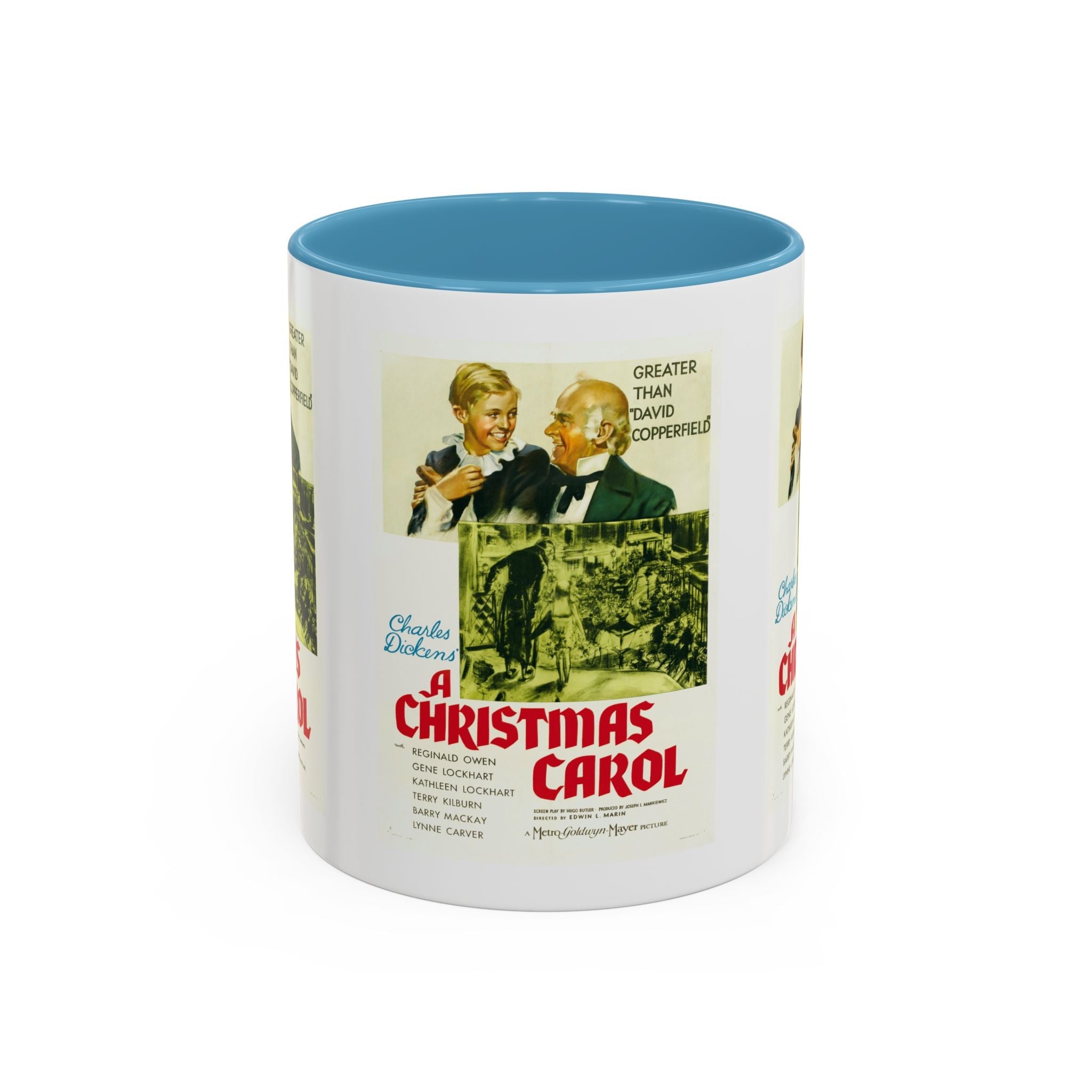 Cult Classic Movie Poster Art Accent Coffee Mug (11, 15oz) - A Christmas Carol 1938 - POPvault
