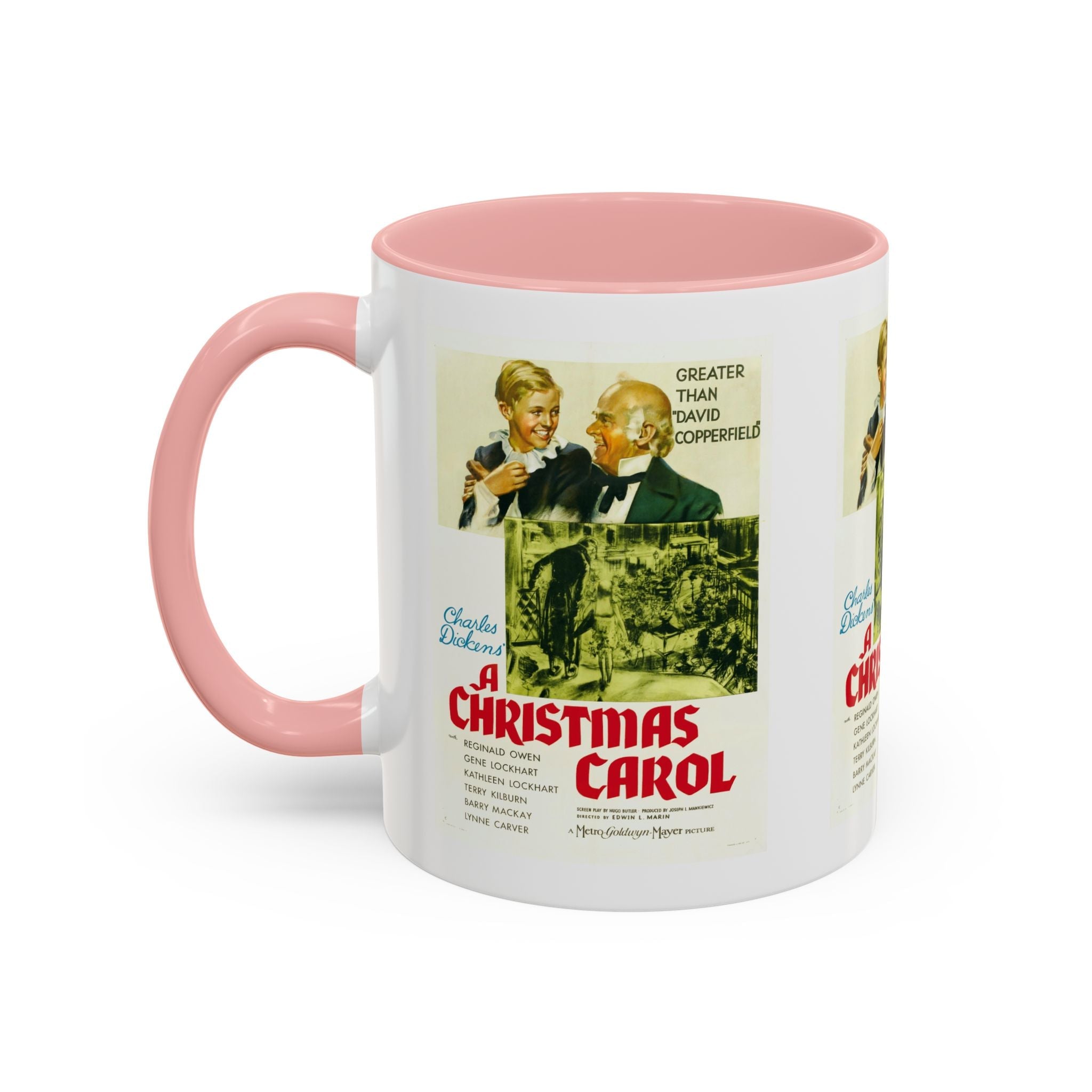 Cult Classic Movie Poster Art Accent Coffee Mug (11, 15oz) - A Christmas Carol 1938 - POPvault