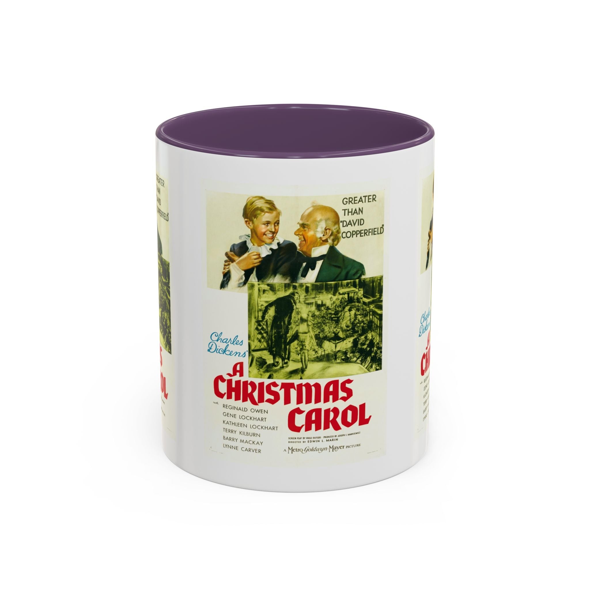 Cult Classic Movie Poster Art Accent Coffee Mug (11, 15oz) - A Christmas Carol 1938 - POPvault