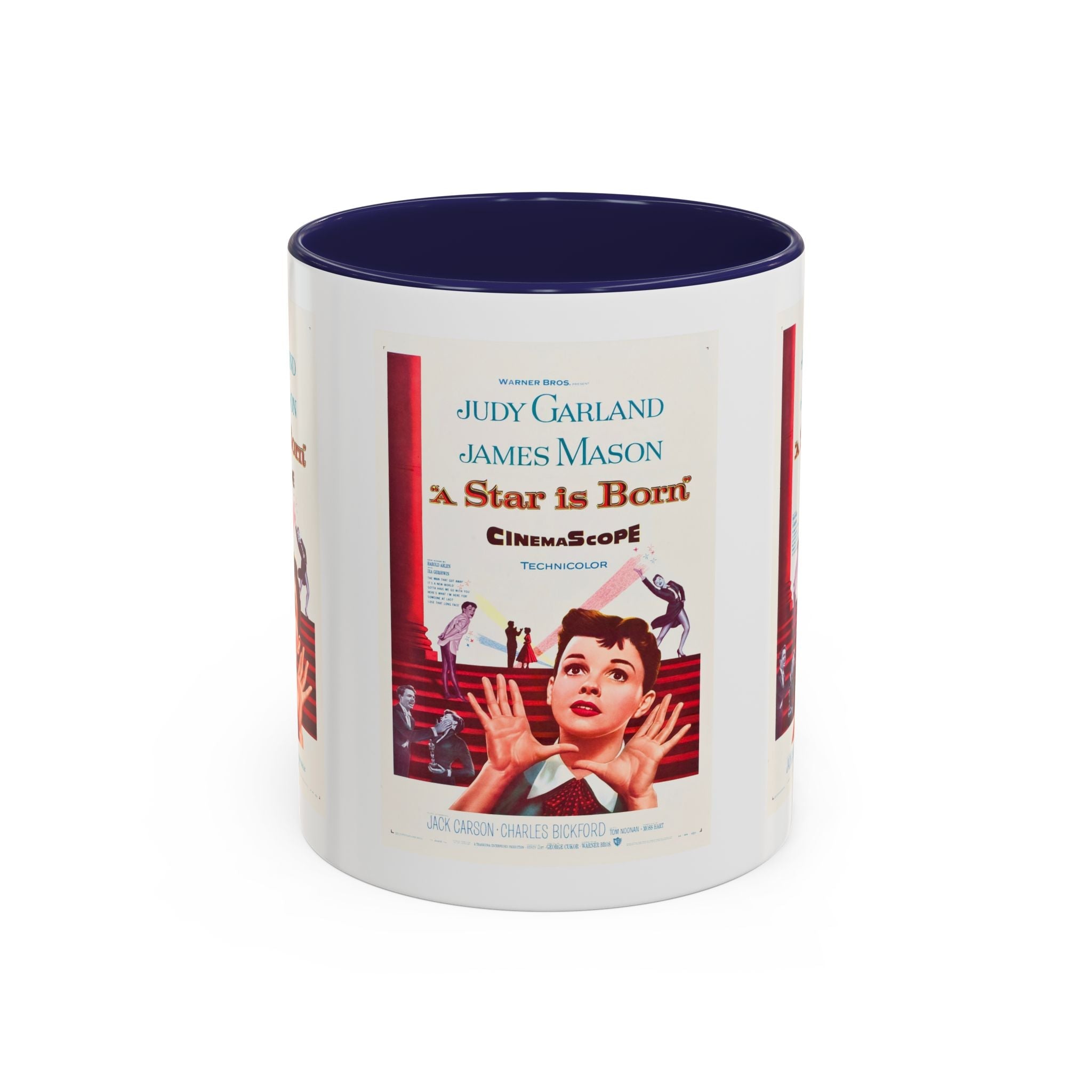 Cult Classic Movie Poster Art Accent Coffee Mug (11, 15oz) - A Star Is Born 1954 - POPvault