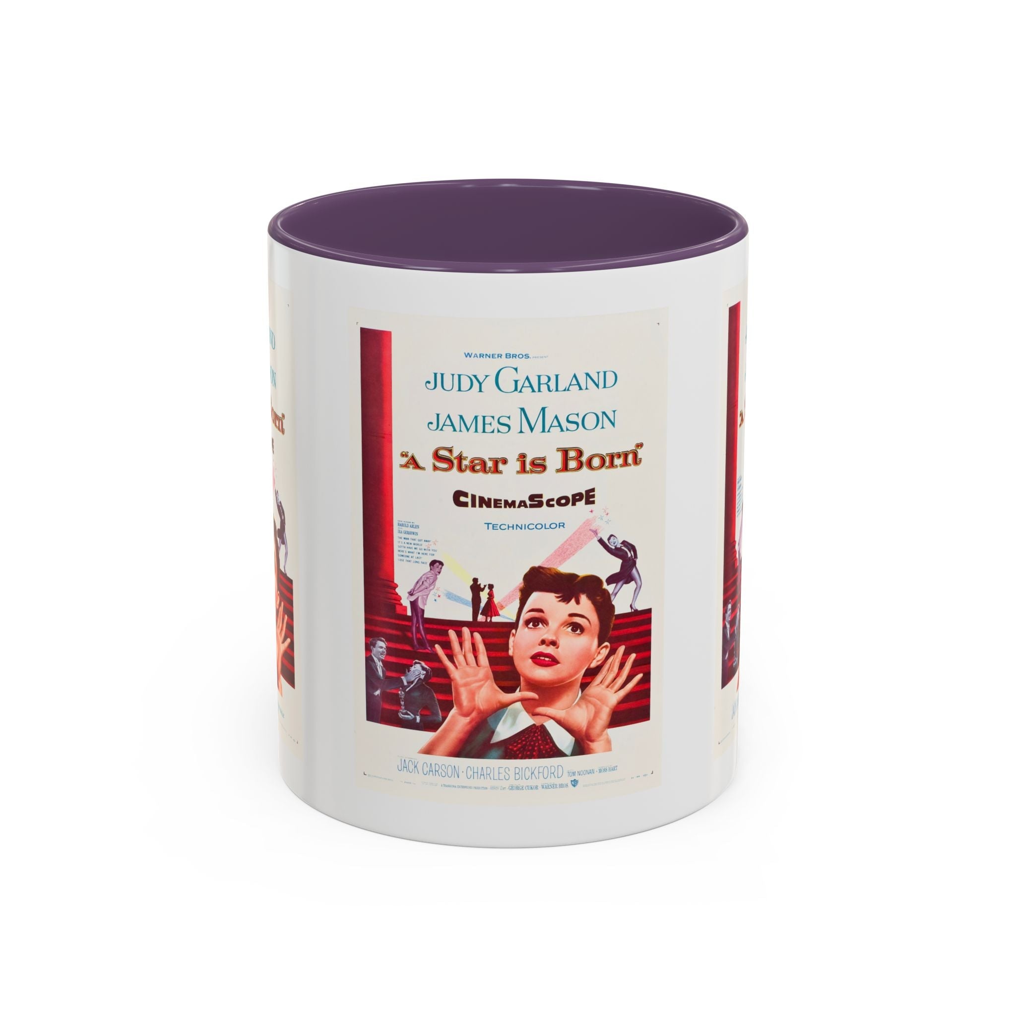 Cult Classic Movie Poster Art Accent Coffee Mug (11, 15oz) - A Star Is Born 1954 - POPvault
