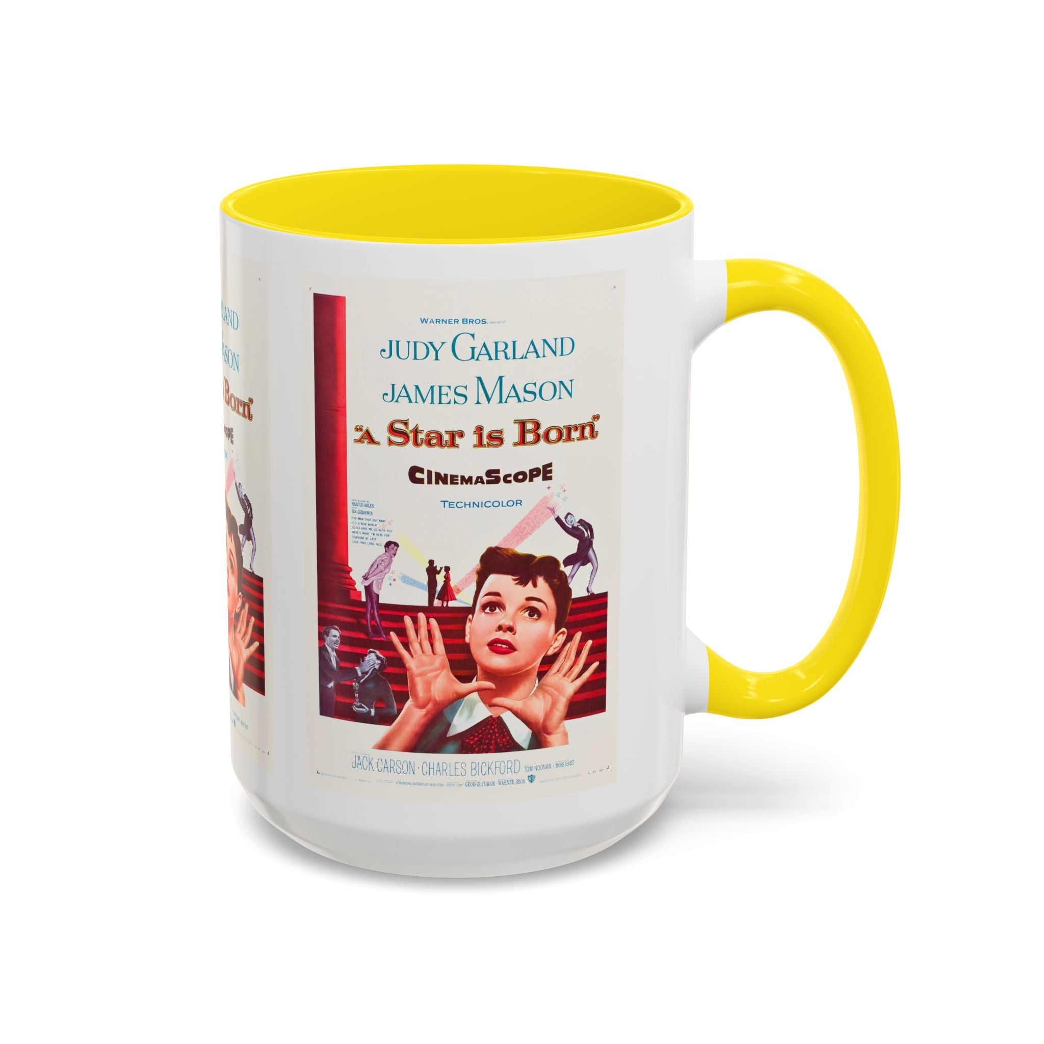 Cult Classic Movie Poster Art Accent Coffee Mug (11, 15oz) - A Star Is Born 1954 - POPvault