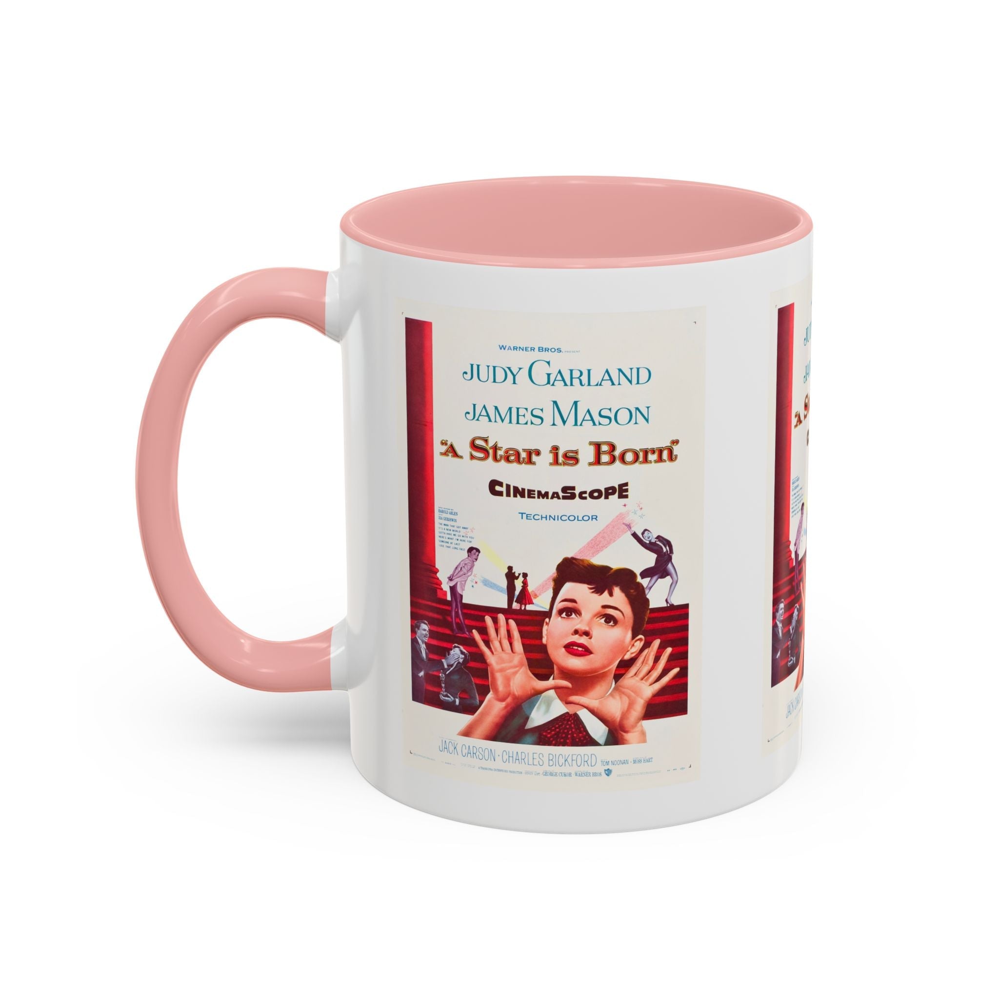 Cult Classic Movie Poster Art Accent Coffee Mug (11, 15oz) - A Star Is Born 1954 - POPvault