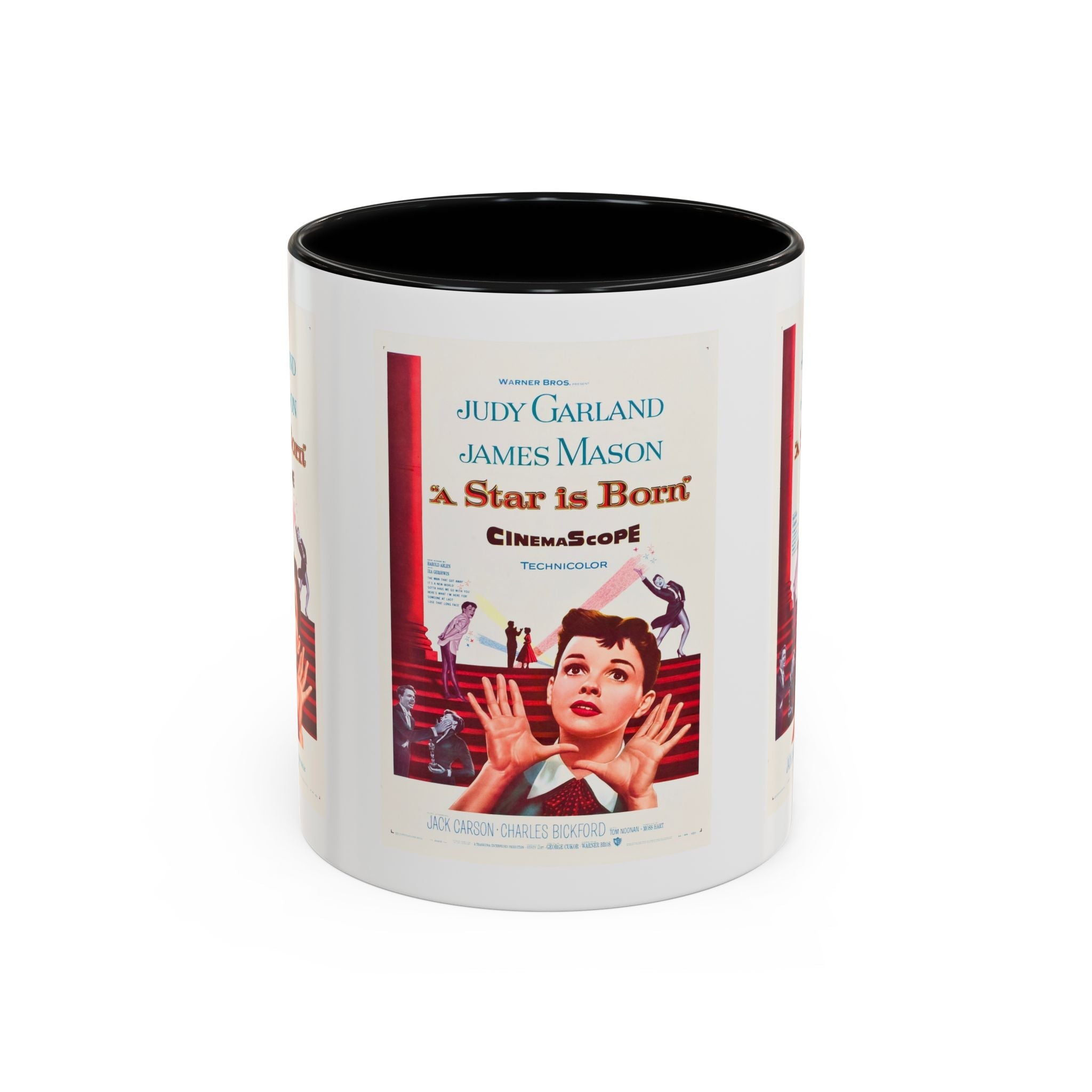 Cult Classic Movie Poster Art Accent Coffee Mug (11, 15oz) - A Star Is Born 1954 - POPvault