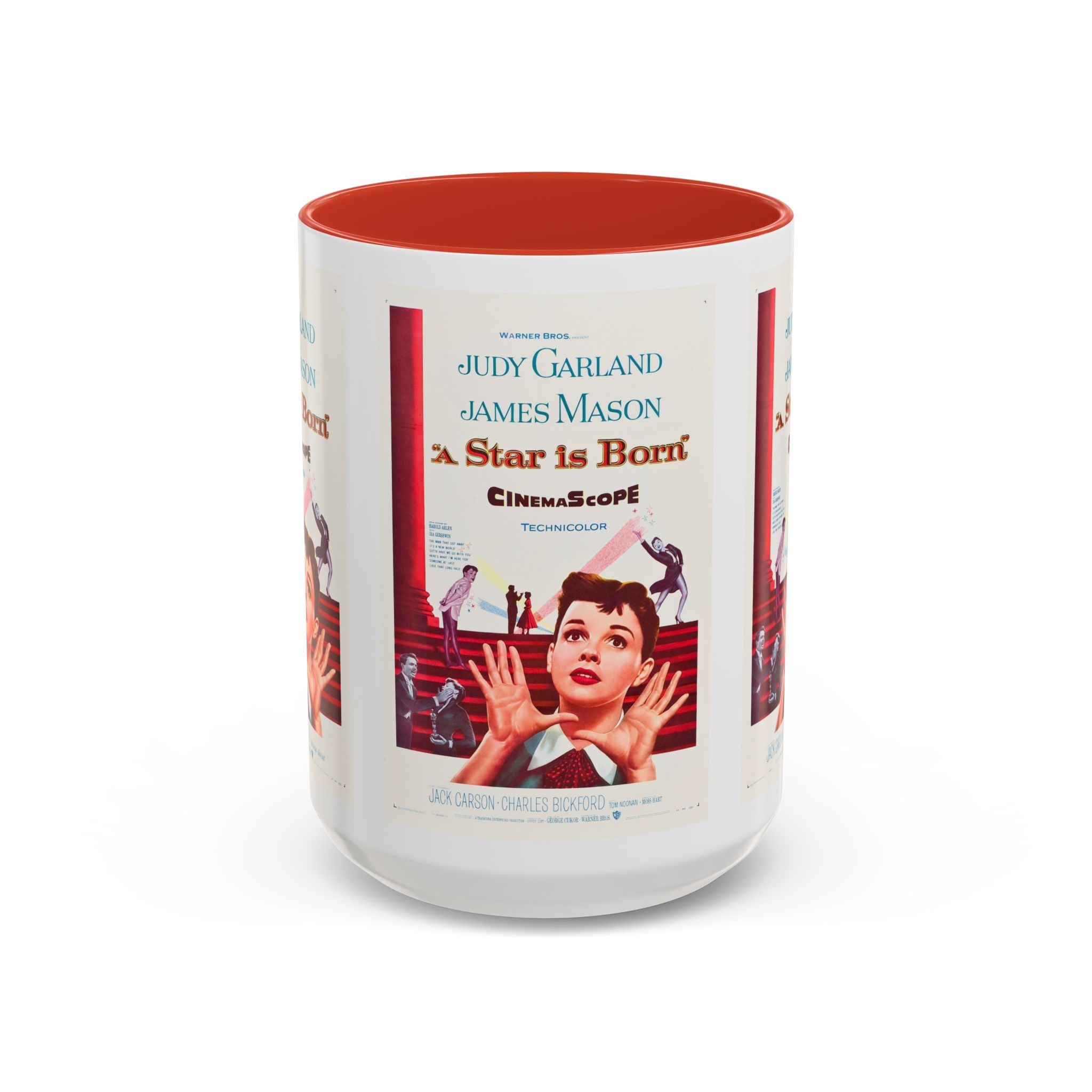Cult Classic Movie Poster Art Accent Coffee Mug (11, 15oz) - A Star Is Born 1954 - POPvault
