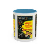Cult Classic Movie Poster Art Accent Coffee Mug (11, 15oz) - Abbot & Costello Meet Frankenstein 1948 - POPvault