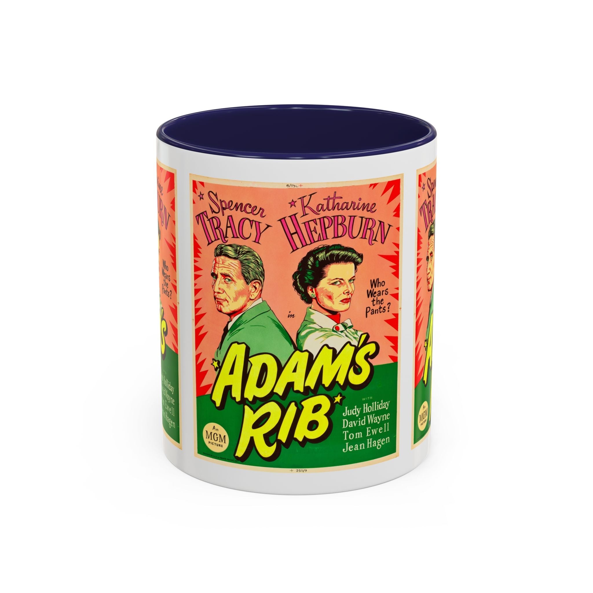Cult Classic Movie Poster Art Accent Coffee Mug (11, 15oz) - Adam's Rib 1949 - POPvault