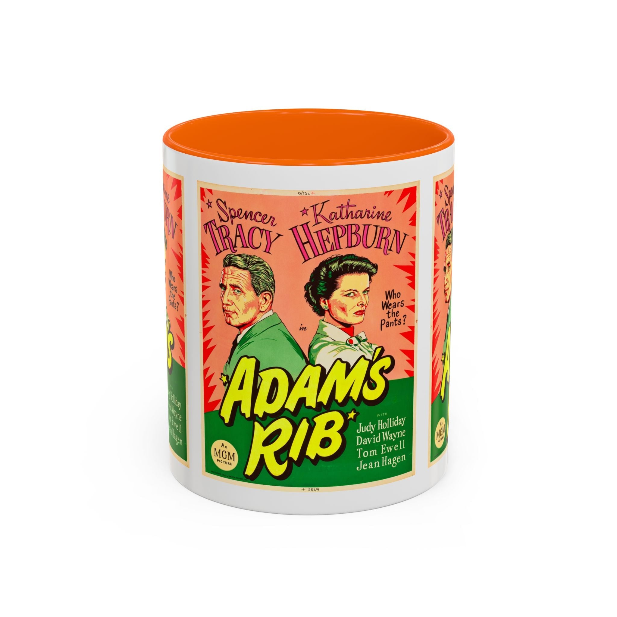 Cult Classic Movie Poster Art Accent Coffee Mug (11, 15oz) - Adam's Rib 1949 - POPvault