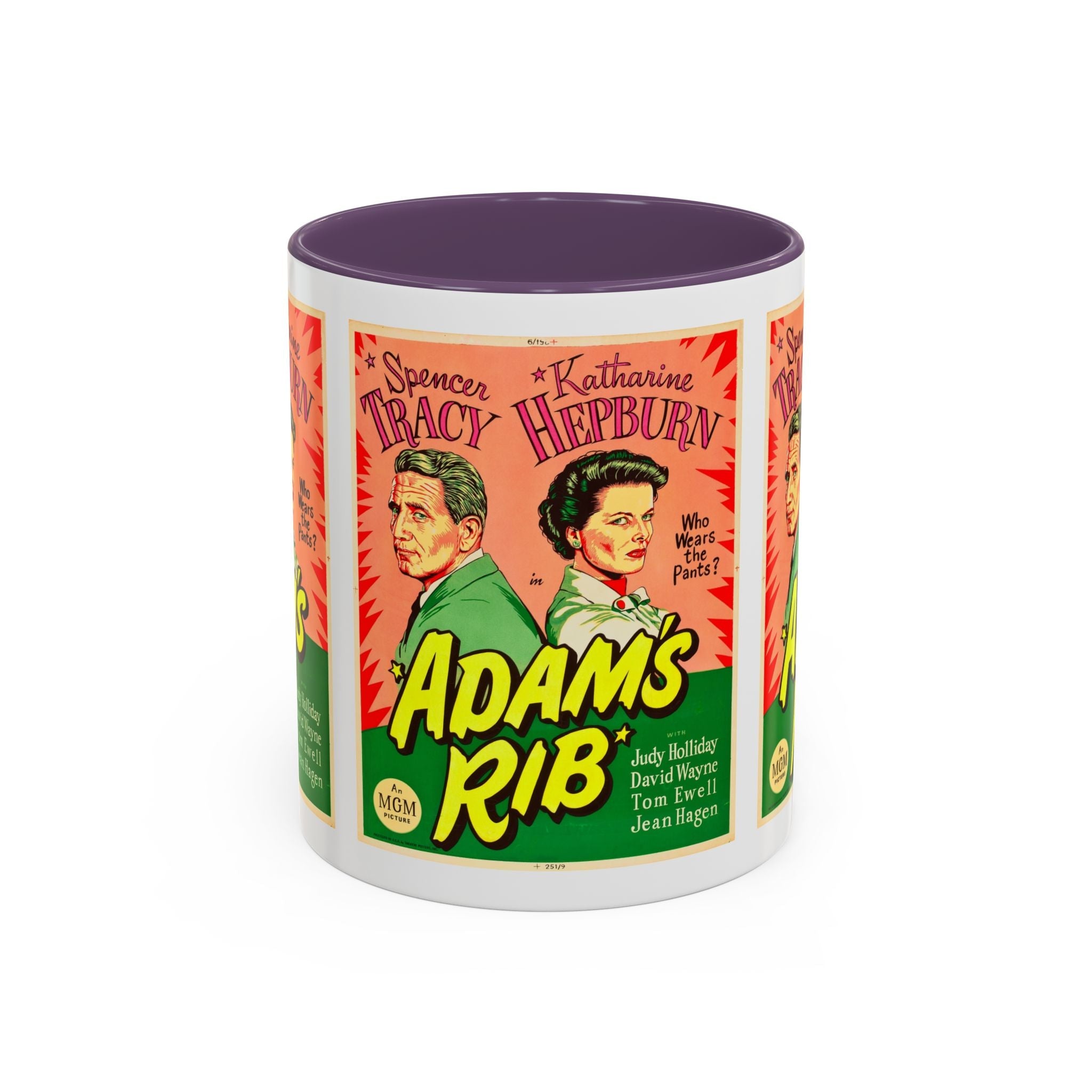 Cult Classic Movie Poster Art Accent Coffee Mug (11, 15oz) - Adam's Rib 1949 - POPvault