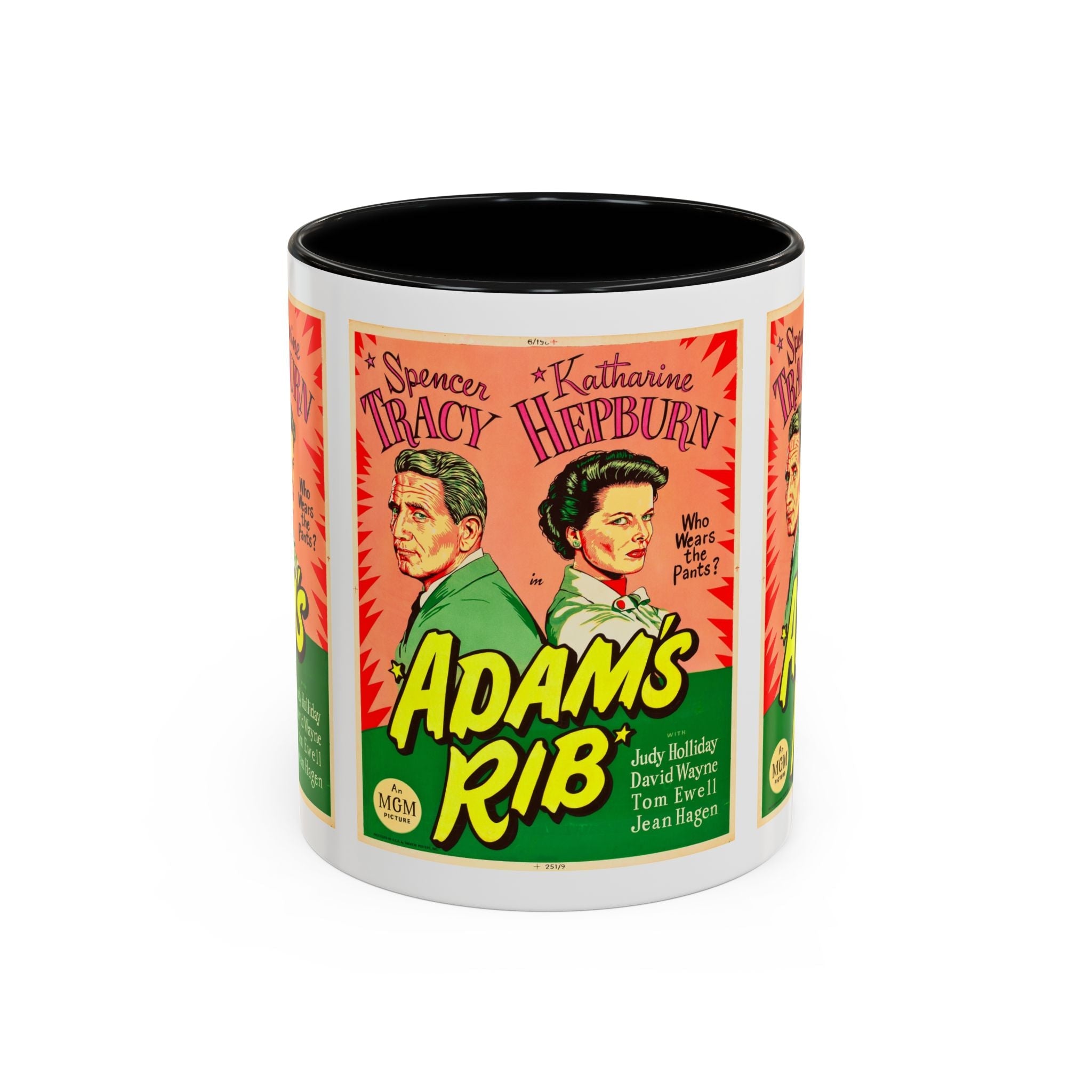 Cult Classic Movie Poster Art Accent Coffee Mug (11, 15oz) - Adam's Rib 1949 - POPvault