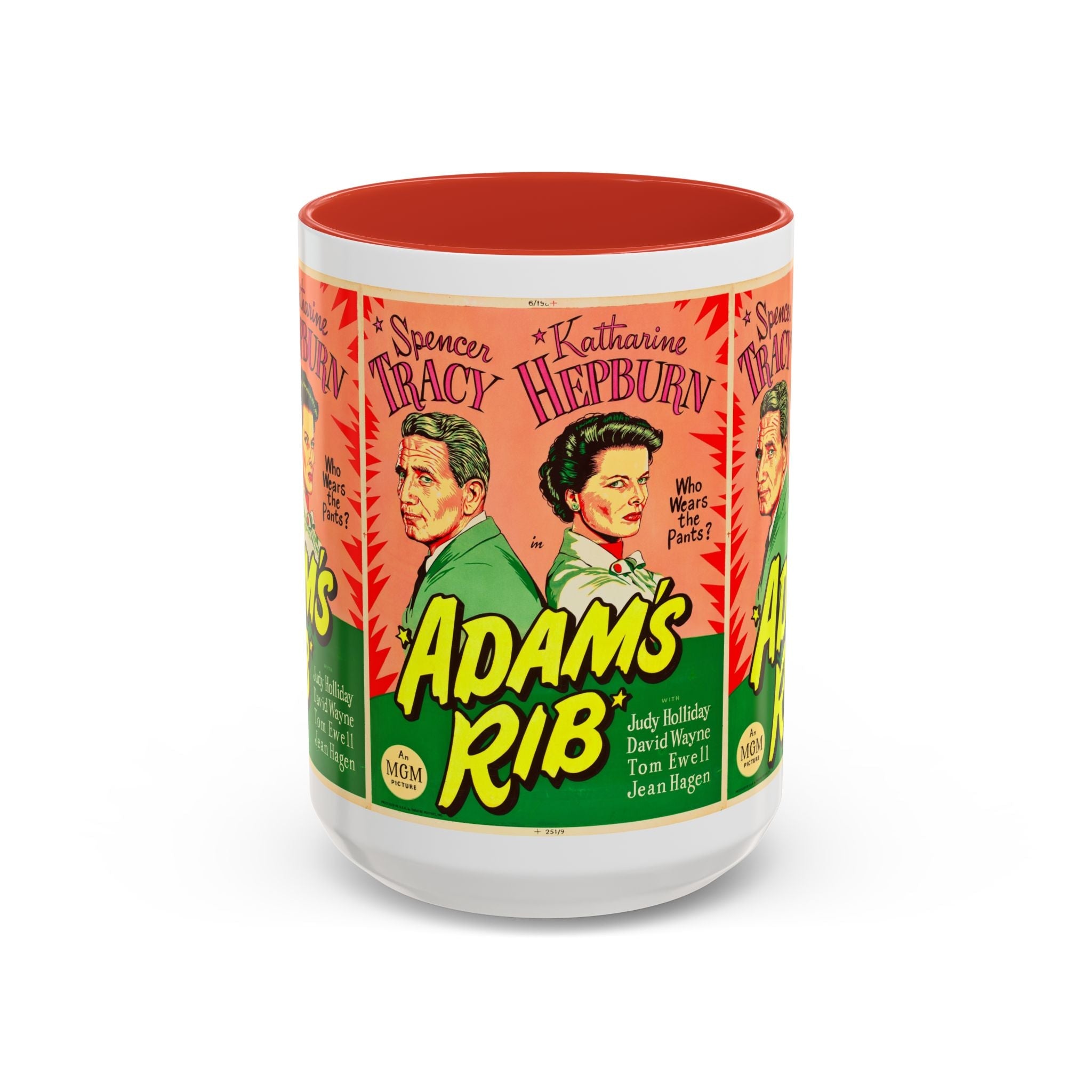 Cult Classic Movie Poster Art Accent Coffee Mug (11, 15oz) - Adam's Rib 1949 - POPvault