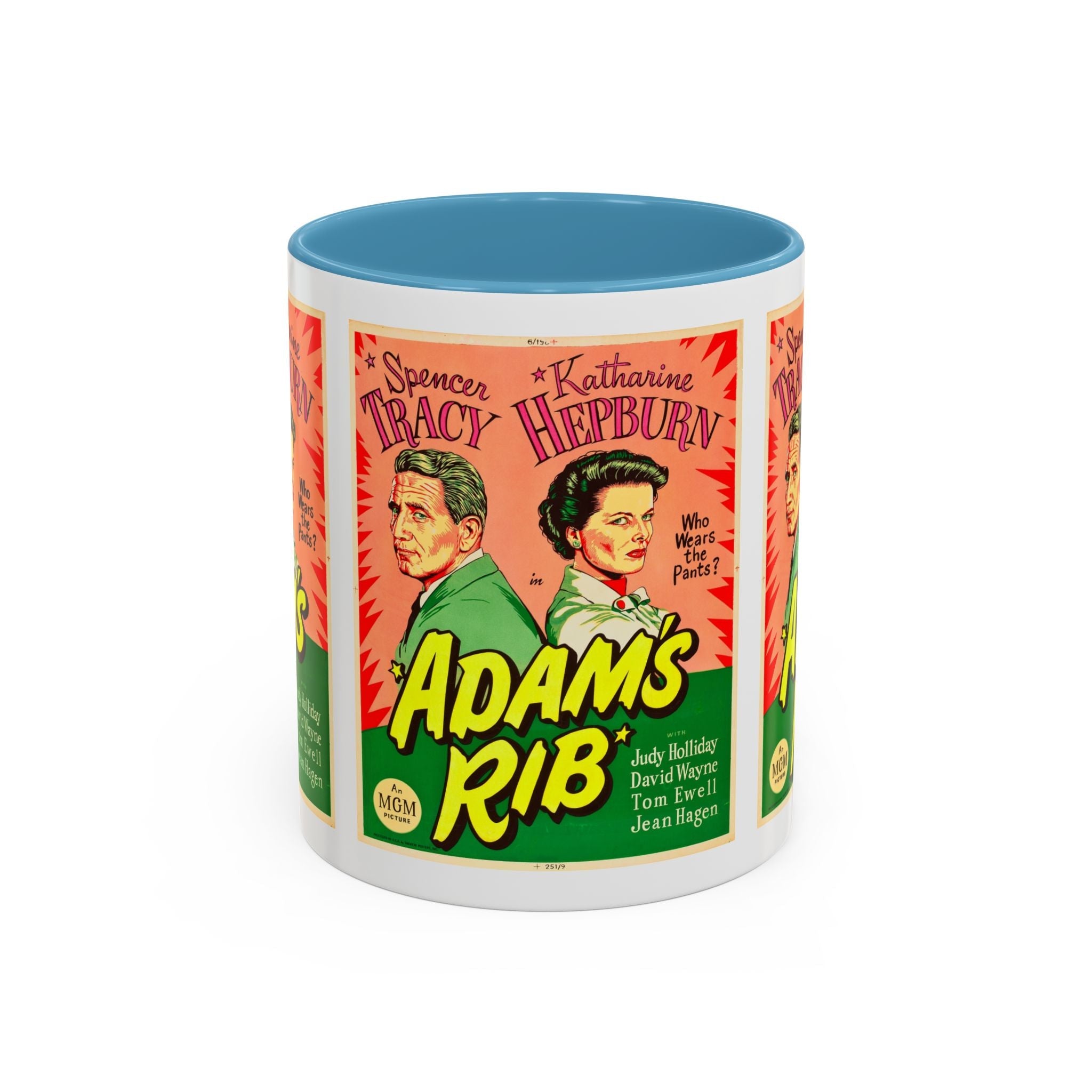Cult Classic Movie Poster Art Accent Coffee Mug (11, 15oz) - Adam's Rib 1949 - POPvault