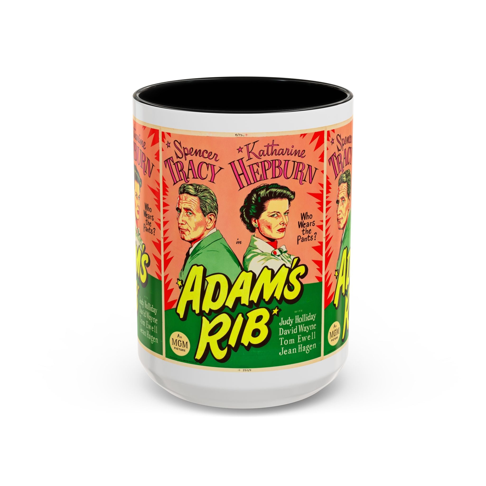 Cult Classic Movie Poster Art Accent Coffee Mug (11, 15oz) - Adam's Rib 1949 - POPvault
