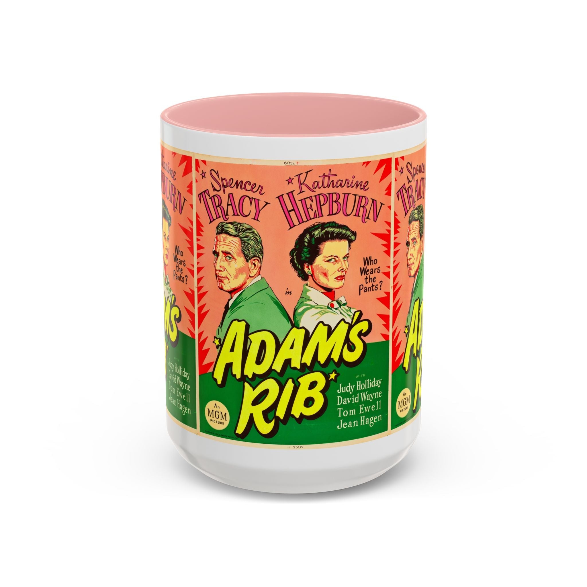 Cult Classic Movie Poster Art Accent Coffee Mug (11, 15oz) - Adam's Rib 1949 - POPvault