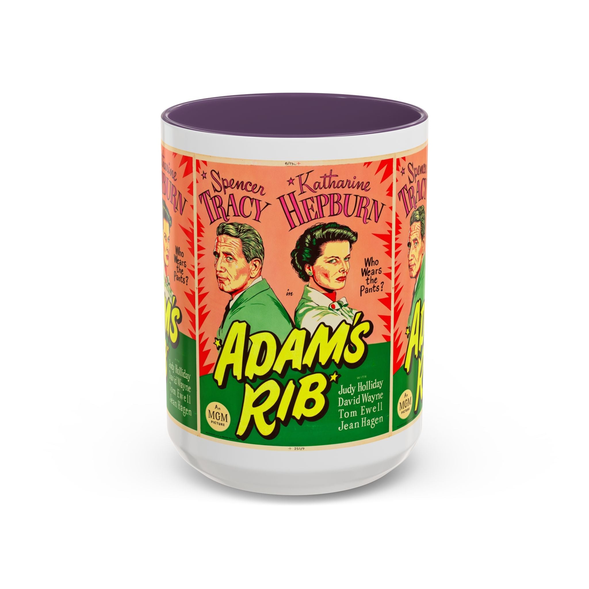 Cult Classic Movie Poster Art Accent Coffee Mug (11, 15oz) - Adam's Rib 1949 - POPvault