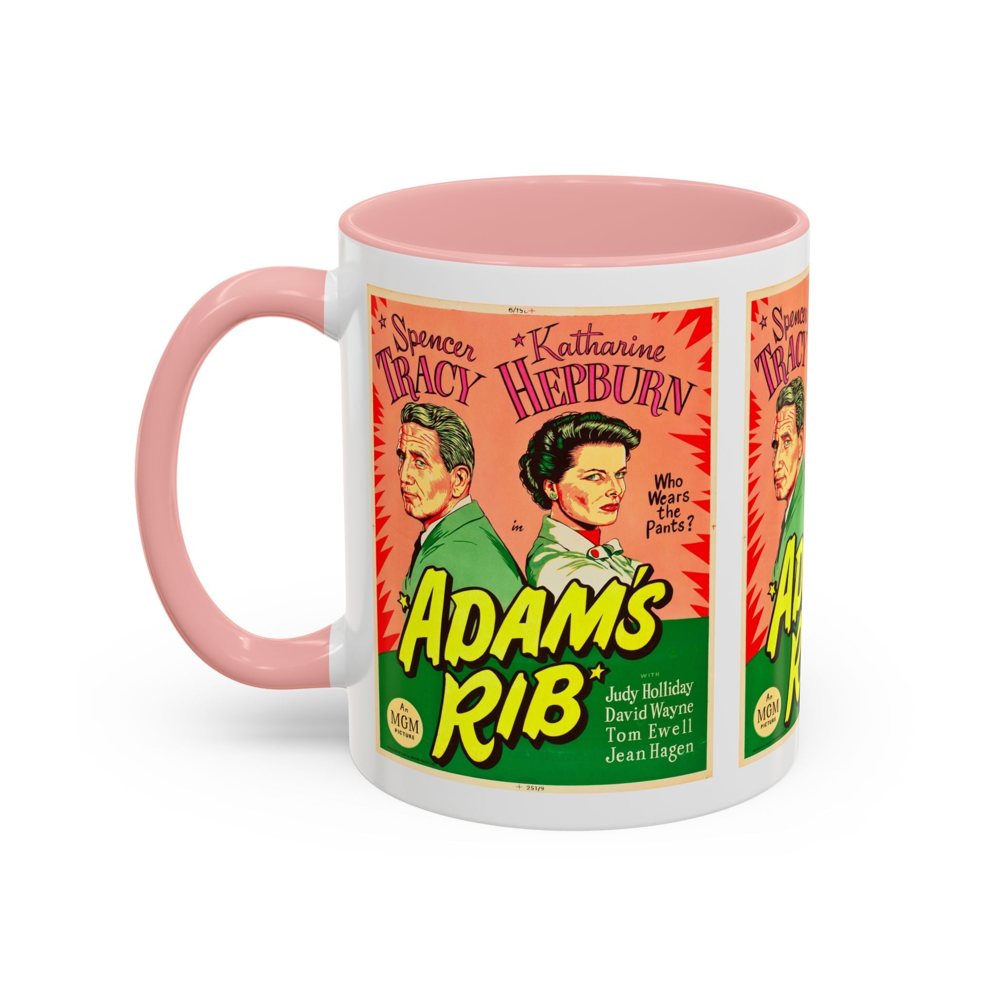 Cult Classic Movie Poster Art Accent Coffee Mug (11, 15oz) - Adam's Rib 1949 - POPvault