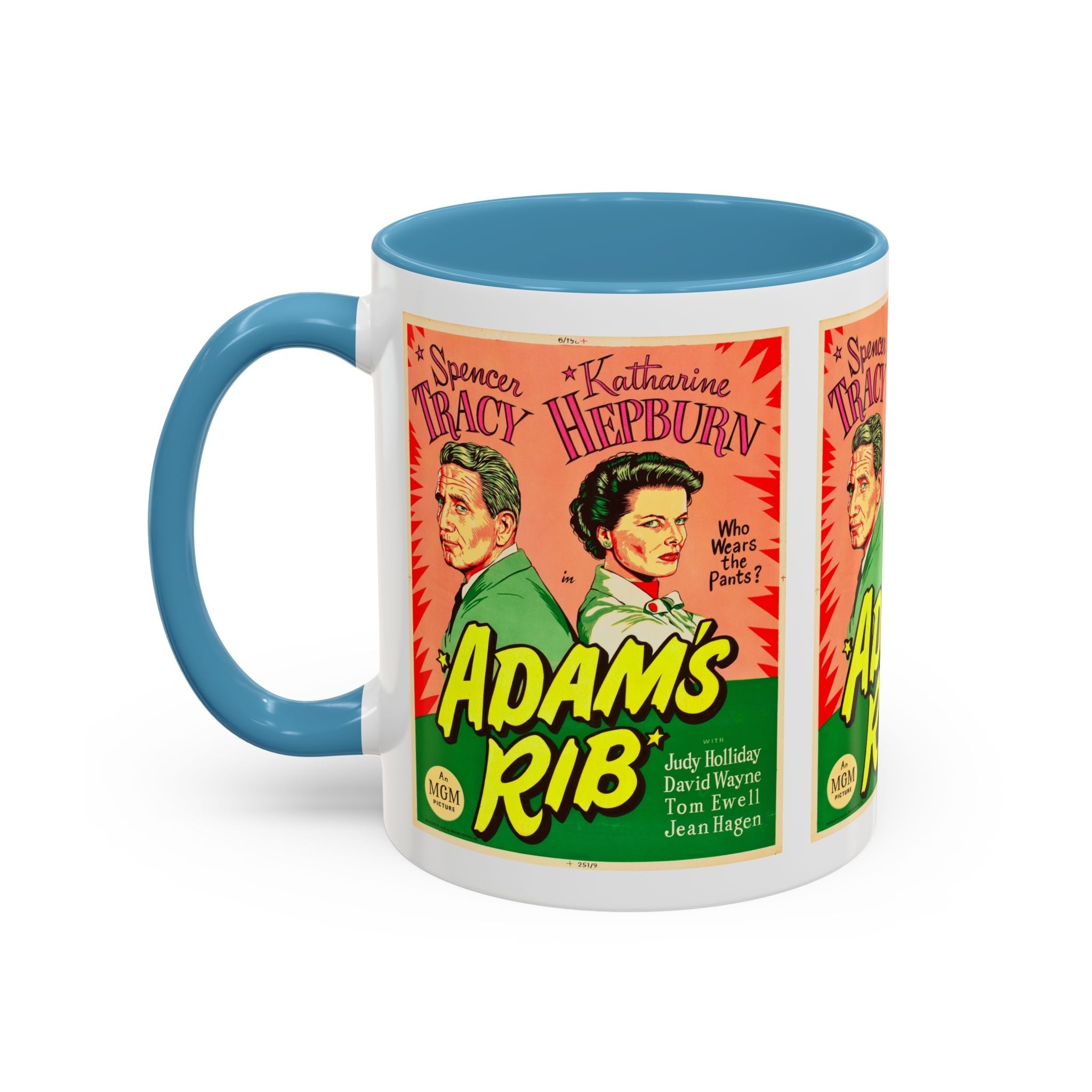 Cult Classic Movie Poster Art Accent Coffee Mug (11, 15oz) - Adam's Rib 1949 - POPvault