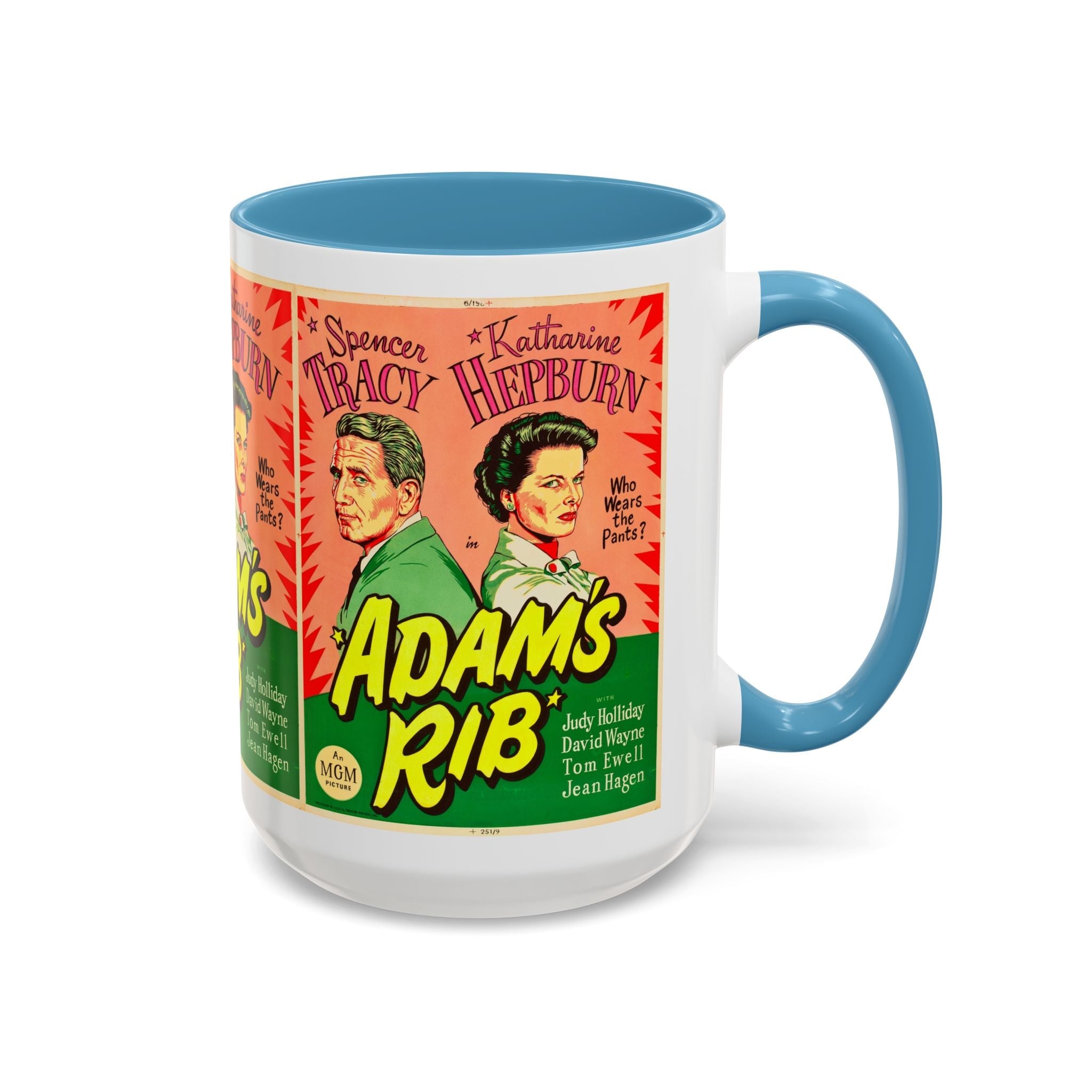 Cult Classic Movie Poster Art Accent Coffee Mug (11, 15oz) - Adam's Rib 1949 - POPvault