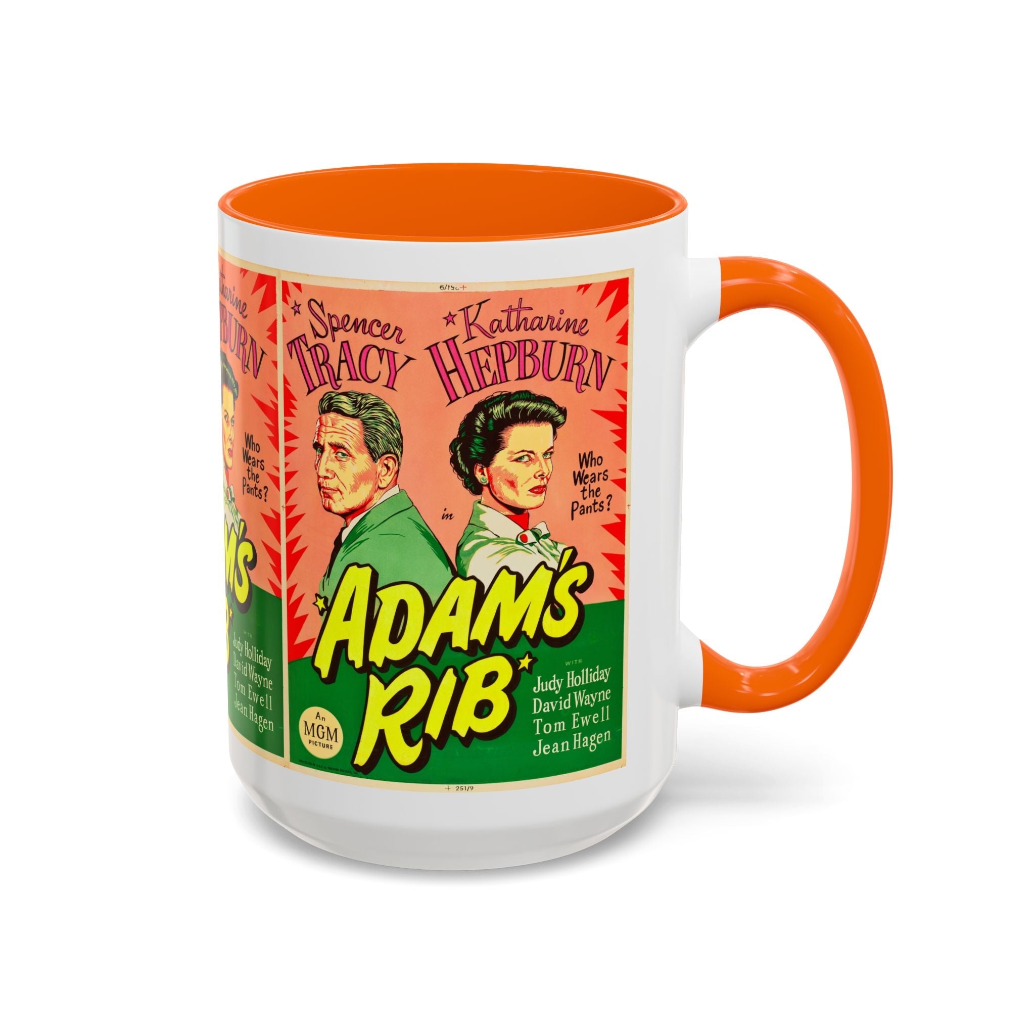 Cult Classic Movie Poster Art Accent Coffee Mug (11, 15oz) - Adam's Rib 1949 - POPvault