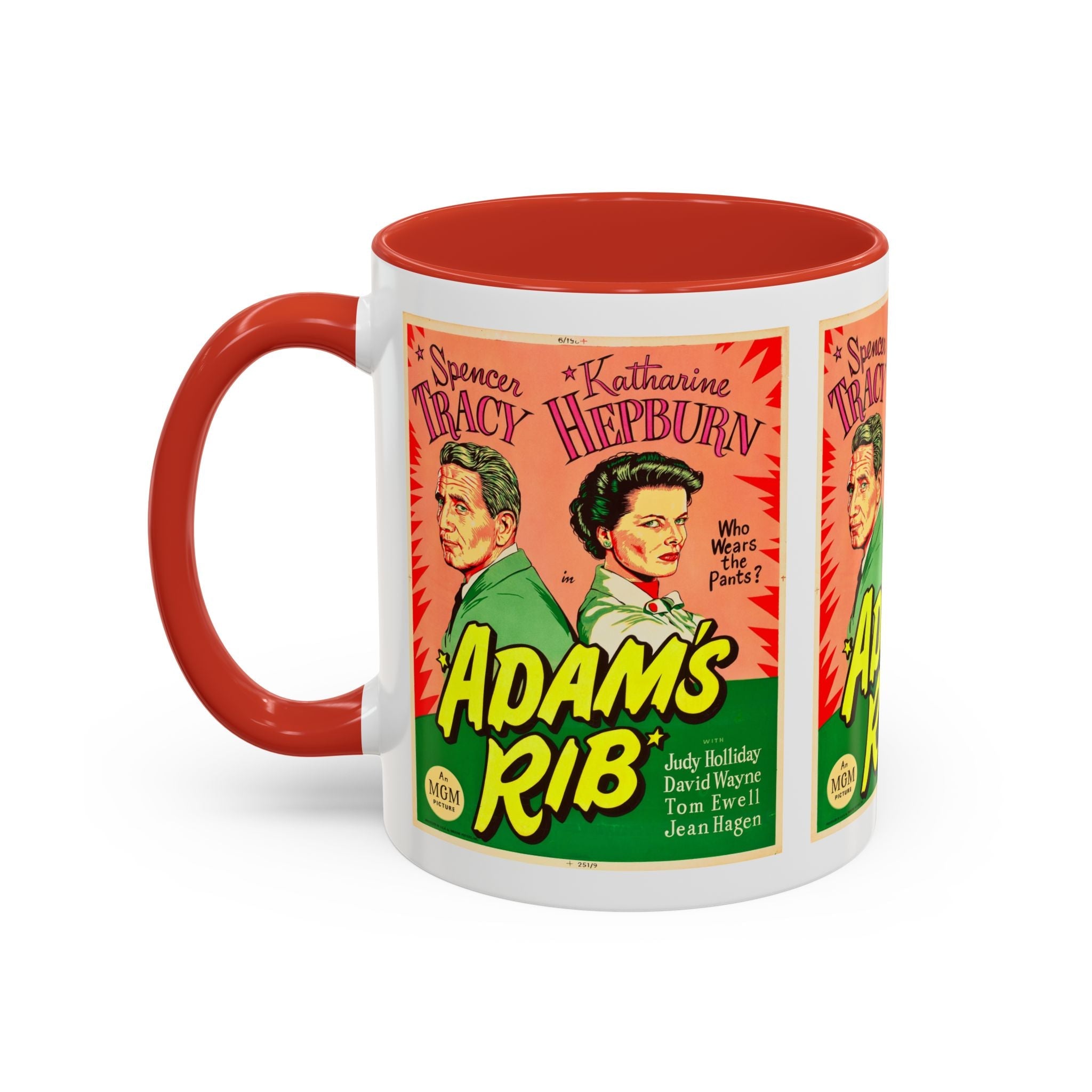 Cult Classic Movie Poster Art Accent Coffee Mug (11, 15oz) - Adam's Rib 1949 - POPvault