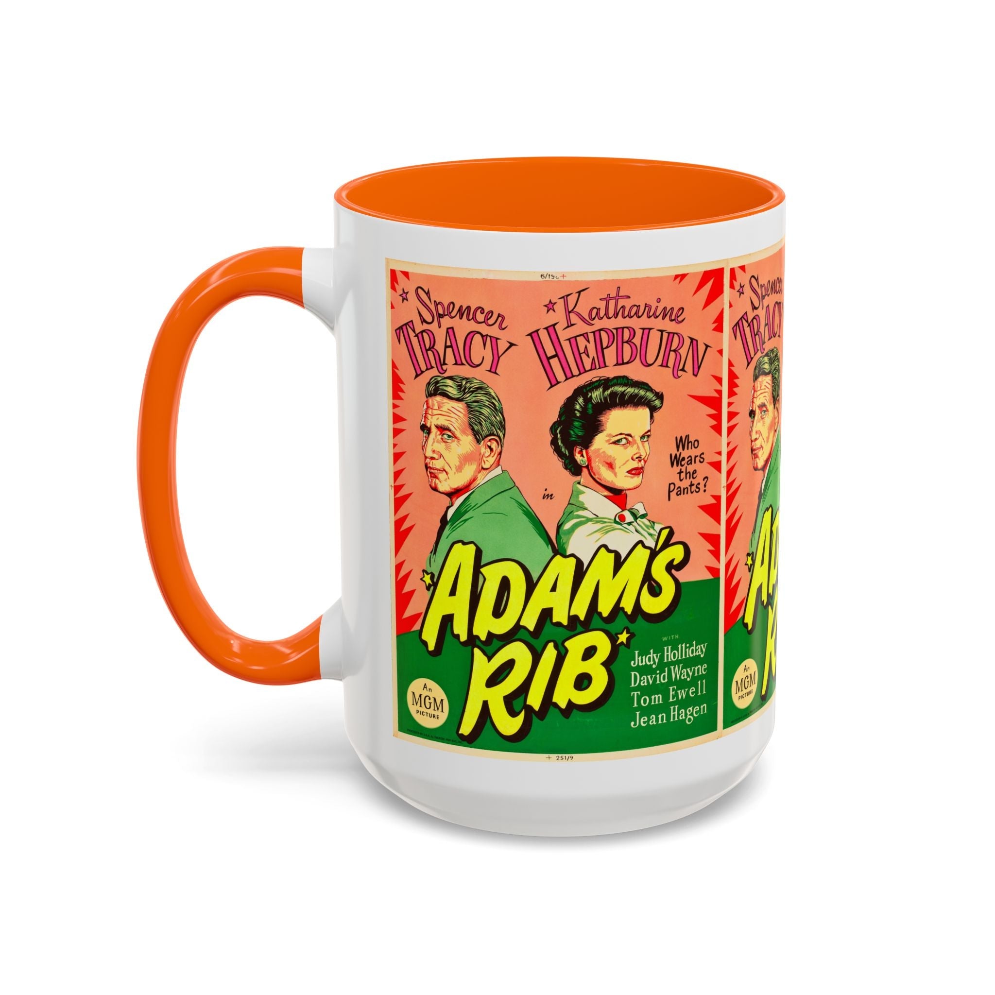 Cult Classic Movie Poster Art Accent Coffee Mug (11, 15oz) - Adam's Rib 1949 - POPvault