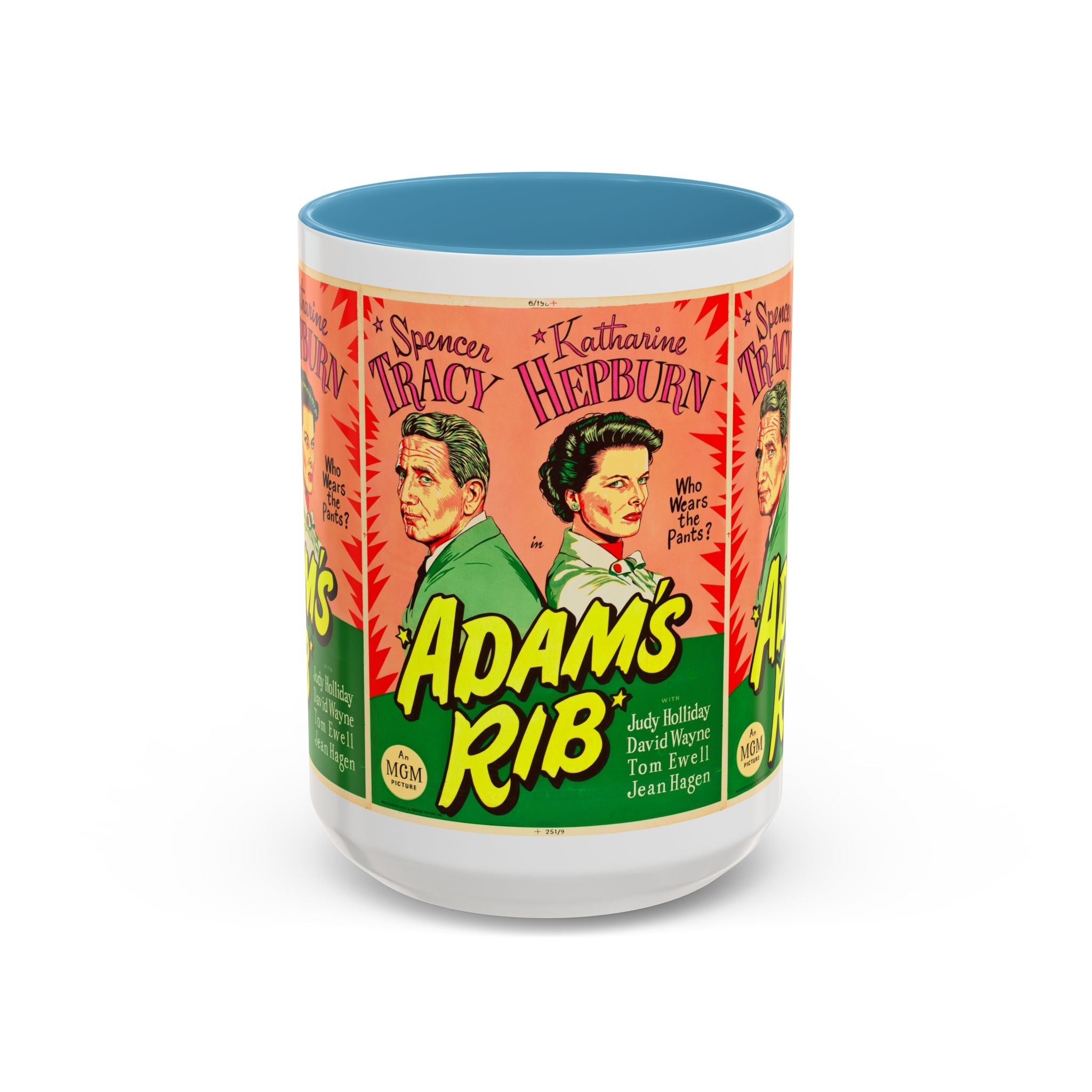 Cult Classic Movie Poster Art Accent Coffee Mug (11, 15oz) - Adam's Rib 1949 - POPvault