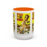 Cult Classic Movie Poster Art Accent Coffee Mug (11, 15oz) - Attack Of The Fifty Foot Woman 1958 - POPvault