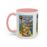 Cult Classic Movie Poster Art Accent Coffee Mug (11, 15oz) - Babe Comes Home | Babe Ruth 1927 - POPvault
