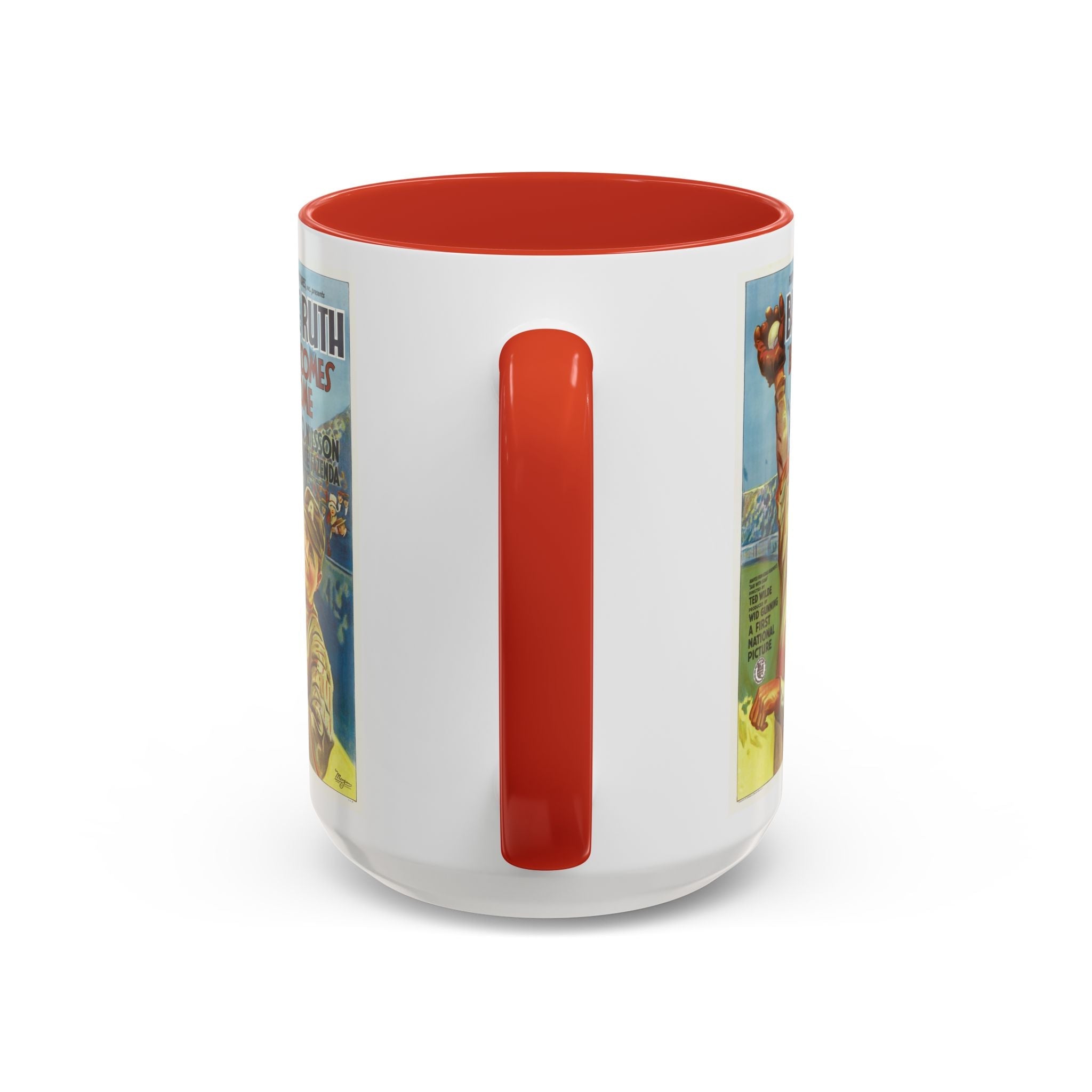 Cult Classic Movie Poster Art Accent Coffee Mug (11, 15oz) - Babe Comes Home | Babe Ruth 1927 - POPvault
