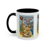 Cult Classic Movie Poster Art Accent Coffee Mug (11, 15oz) - Babe Comes Home | Babe Ruth 1927 - POPvault
