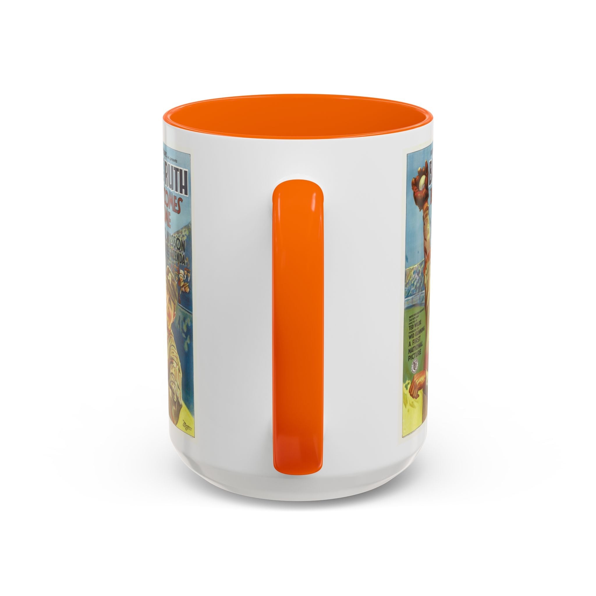 Cult Classic Movie Poster Art Accent Coffee Mug (11, 15oz) - Babe Comes Home | Babe Ruth 1927 - POPvault