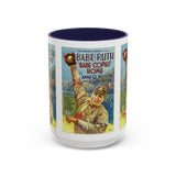 Cult Classic Movie Poster Art Accent Coffee Mug (11, 15oz) - Babe Comes Home | Babe Ruth 1927 - POPvault