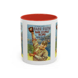 Cult Classic Movie Poster Art Accent Coffee Mug (11, 15oz) - Babe Comes Home | Babe Ruth 1927 - POPvault