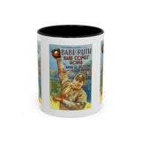 Cult Classic Movie Poster Art Accent Coffee Mug (11, 15oz) - Babe Comes Home | Babe Ruth 1927 - POPvault