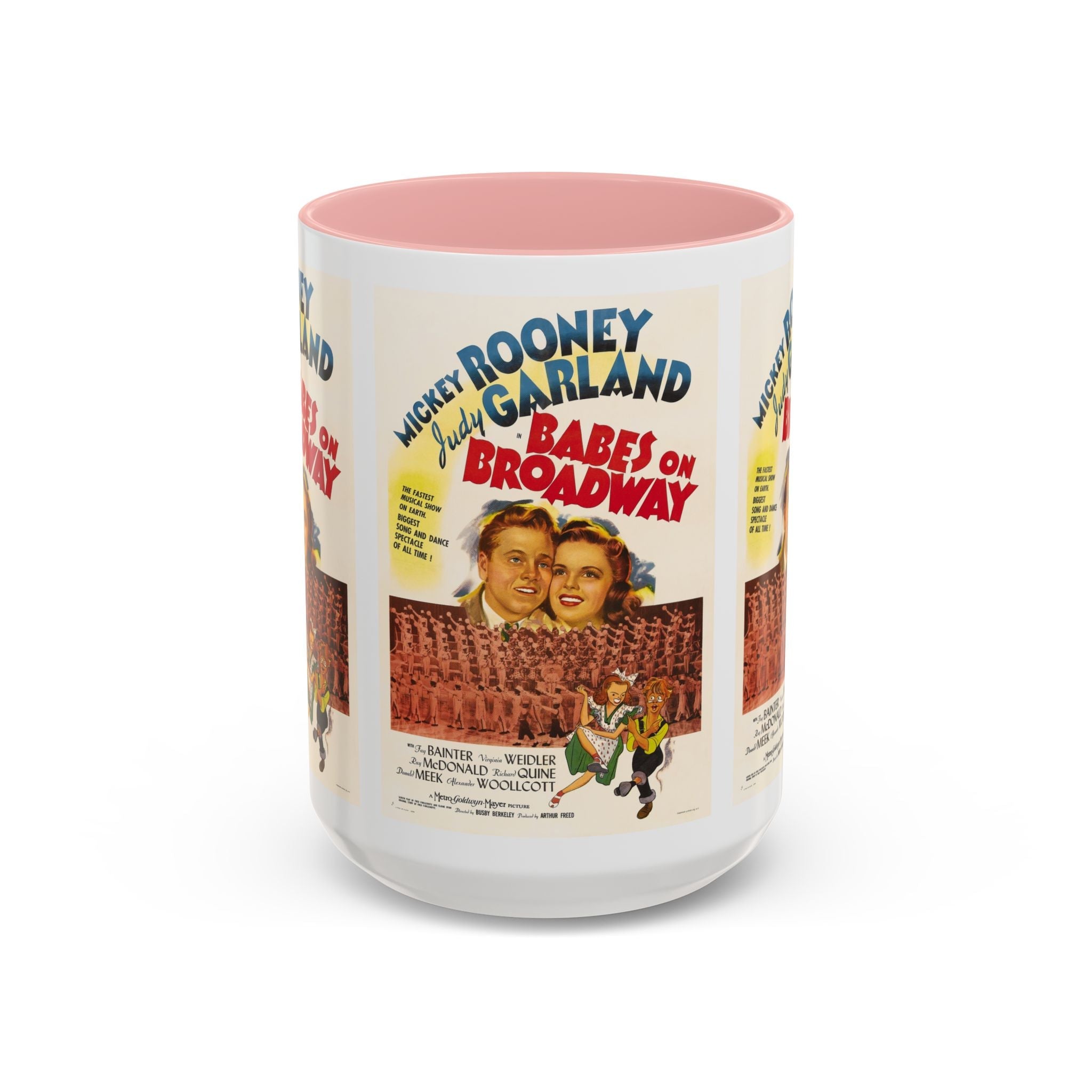 Cult Classic Movie Poster Art Accent Coffee Mug (11, 15oz) - Babes On Broadway | Rooney & Garland 1941 - POPvault