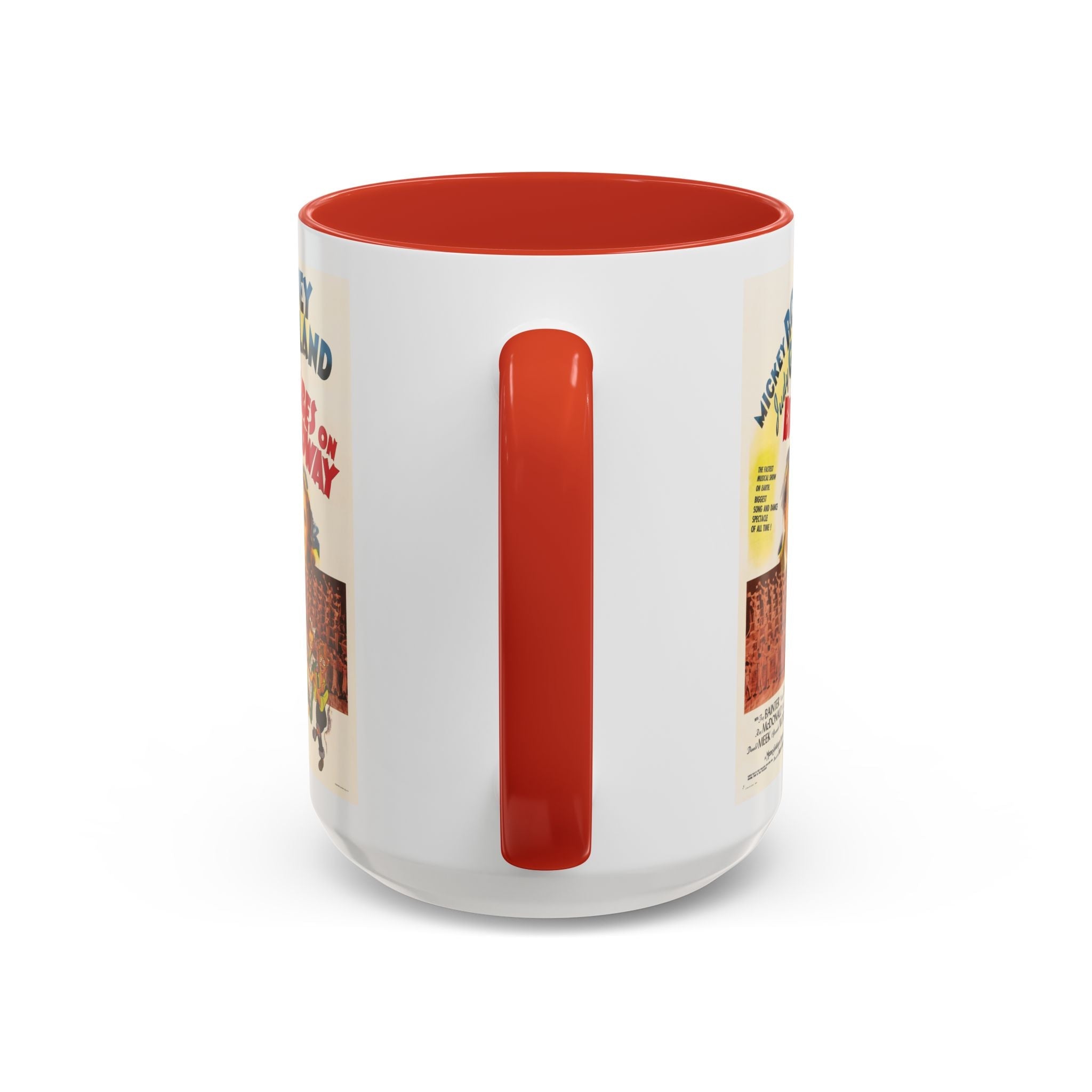 Cult Classic Movie Poster Art Accent Coffee Mug (11, 15oz) - Babes On Broadway | Rooney & Garland 1941 - POPvault