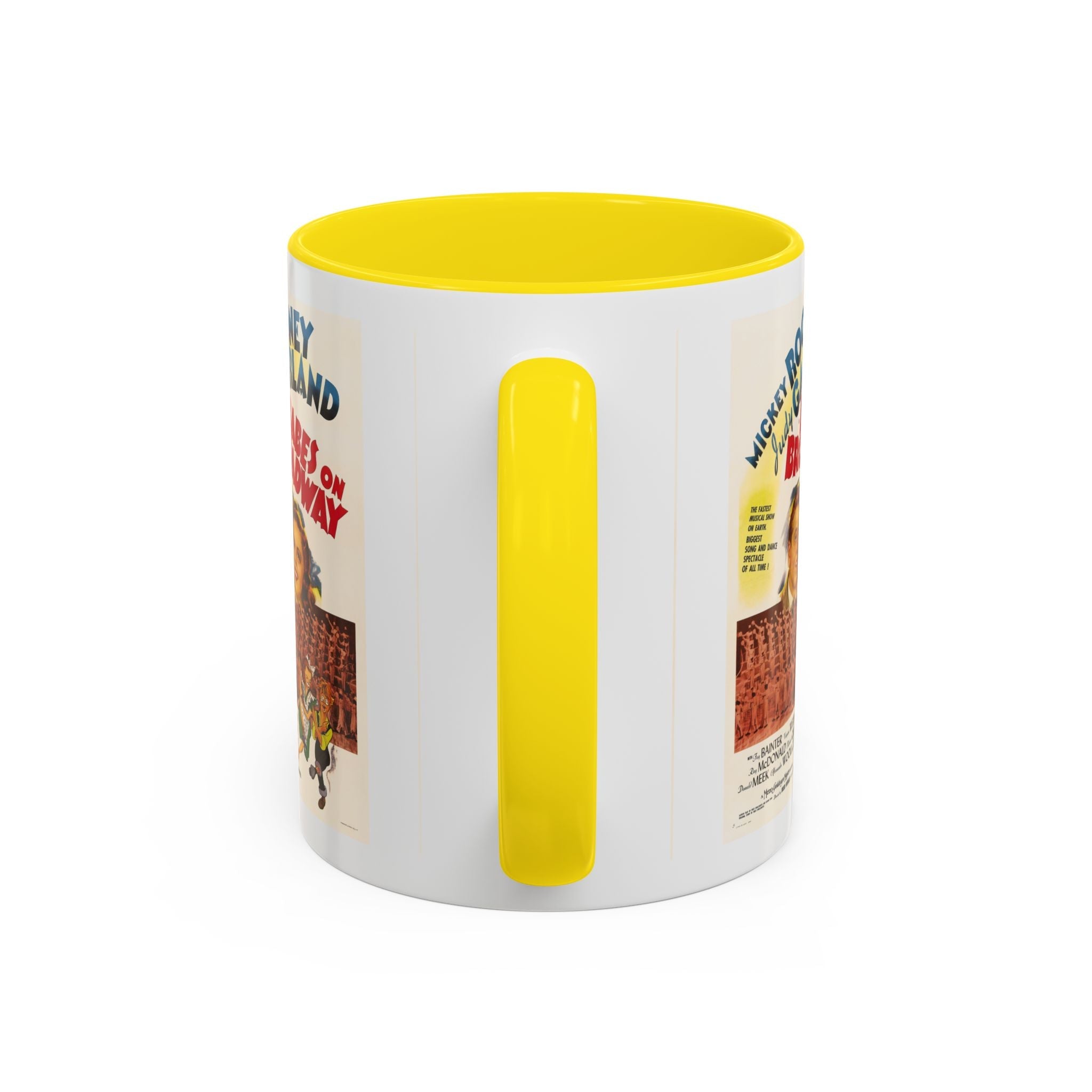 Cult Classic Movie Poster Art Accent Coffee Mug (11, 15oz) - Babes On Broadway | Rooney & Garland 1941 - POPvault