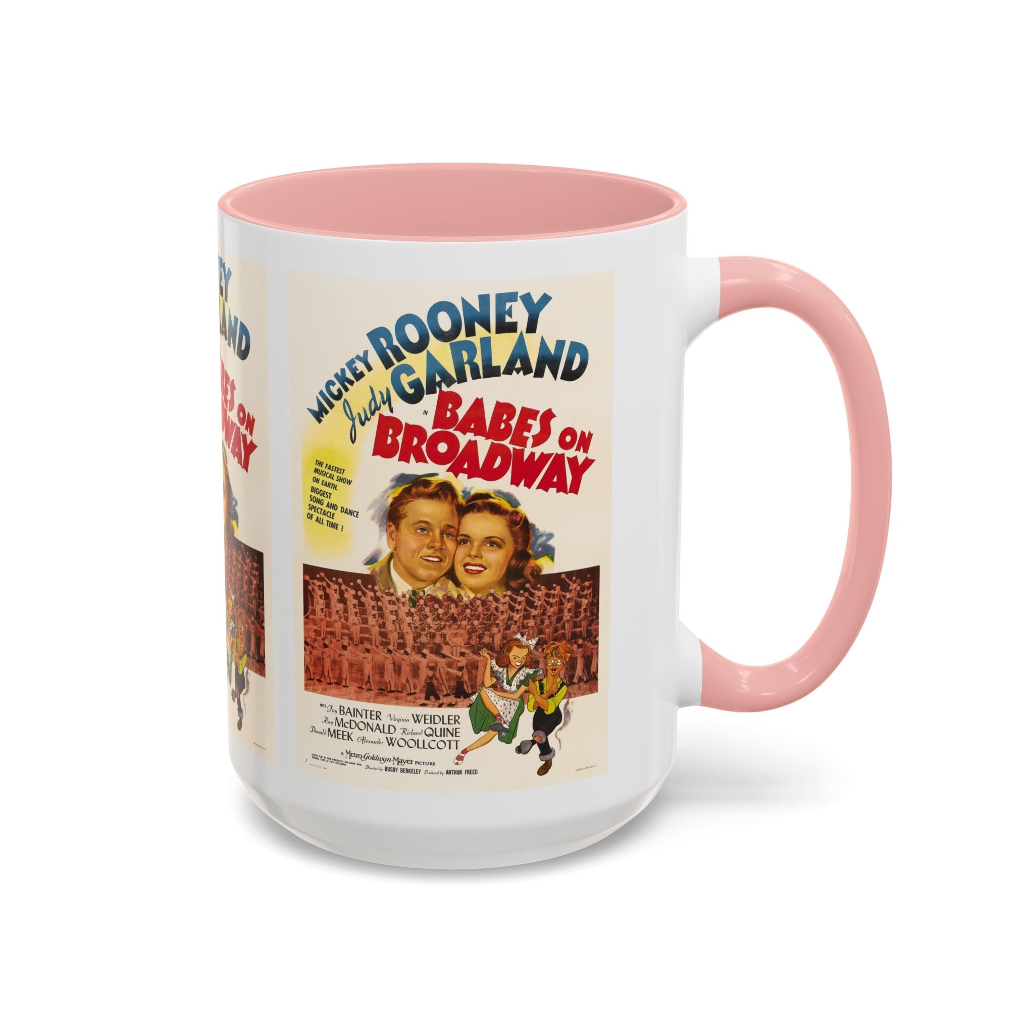 Cult Classic Movie Poster Art Accent Coffee Mug (11, 15oz) - Babes On Broadway | Rooney & Garland 1941 - POPvault