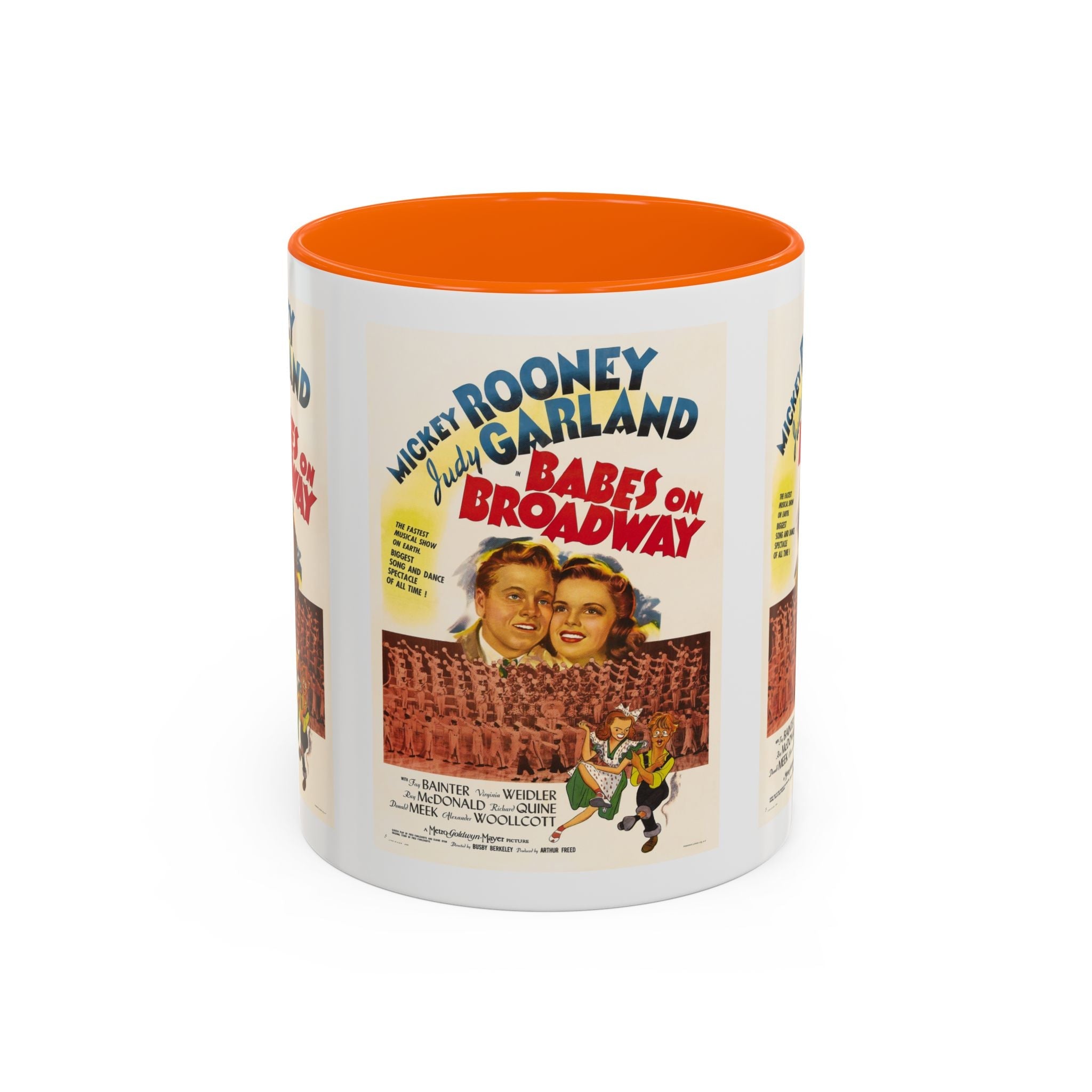 Cult Classic Movie Poster Art Accent Coffee Mug (11, 15oz) - Babes On Broadway | Rooney & Garland 1941 - POPvault